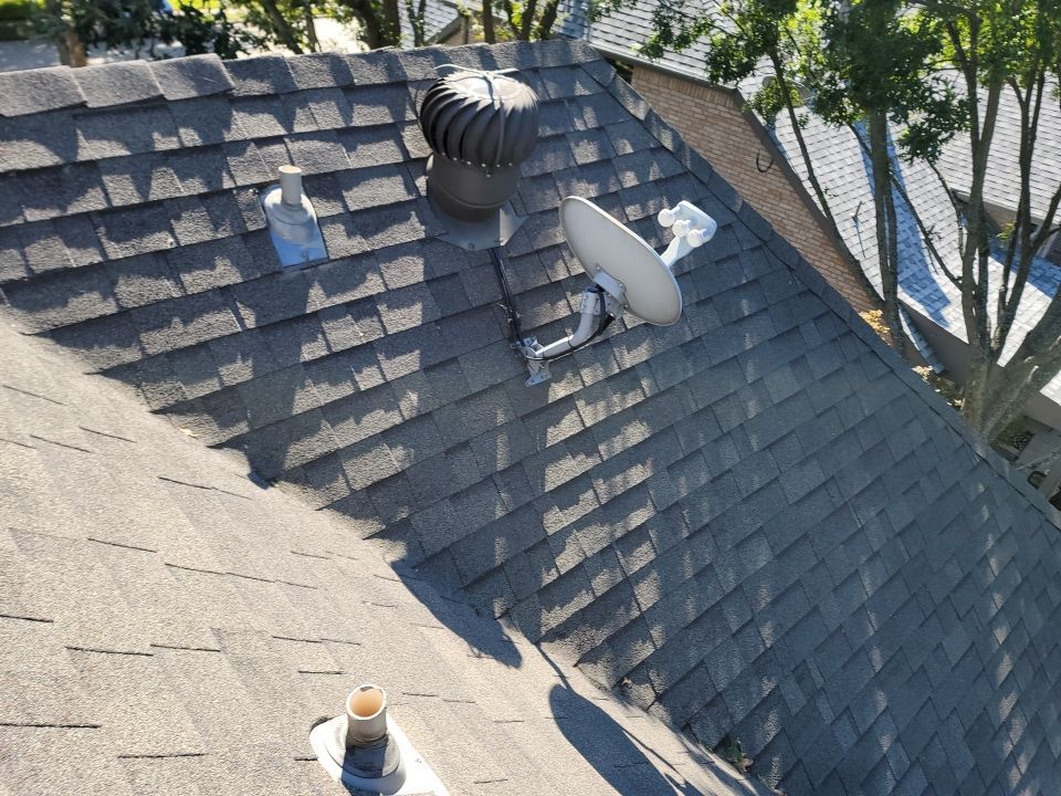 Insurance Claim Roof and Gutters using Owens Corning - Duration- Estate Gray -New Gutters - Exterior paint by Tex-Line Roofing