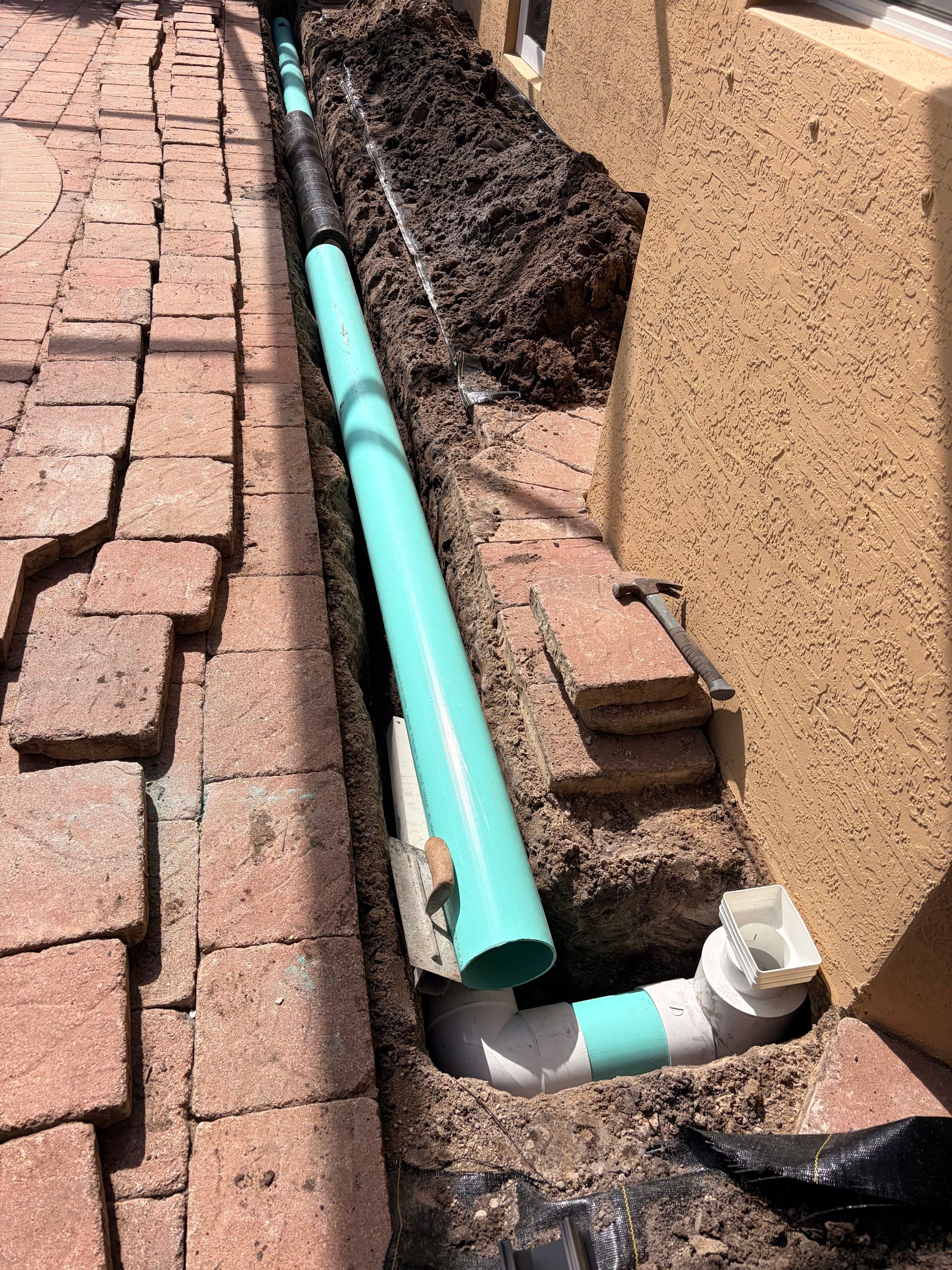 💧 Another Drainage Problem in Palm City... Solved. 💪 by Alpha Zeta Enterprises Inc