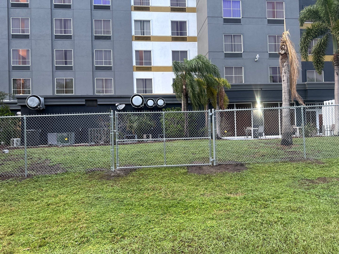 Commercial Chainlink Perimeter Fence Installation  by Asap fence and gates, LLC