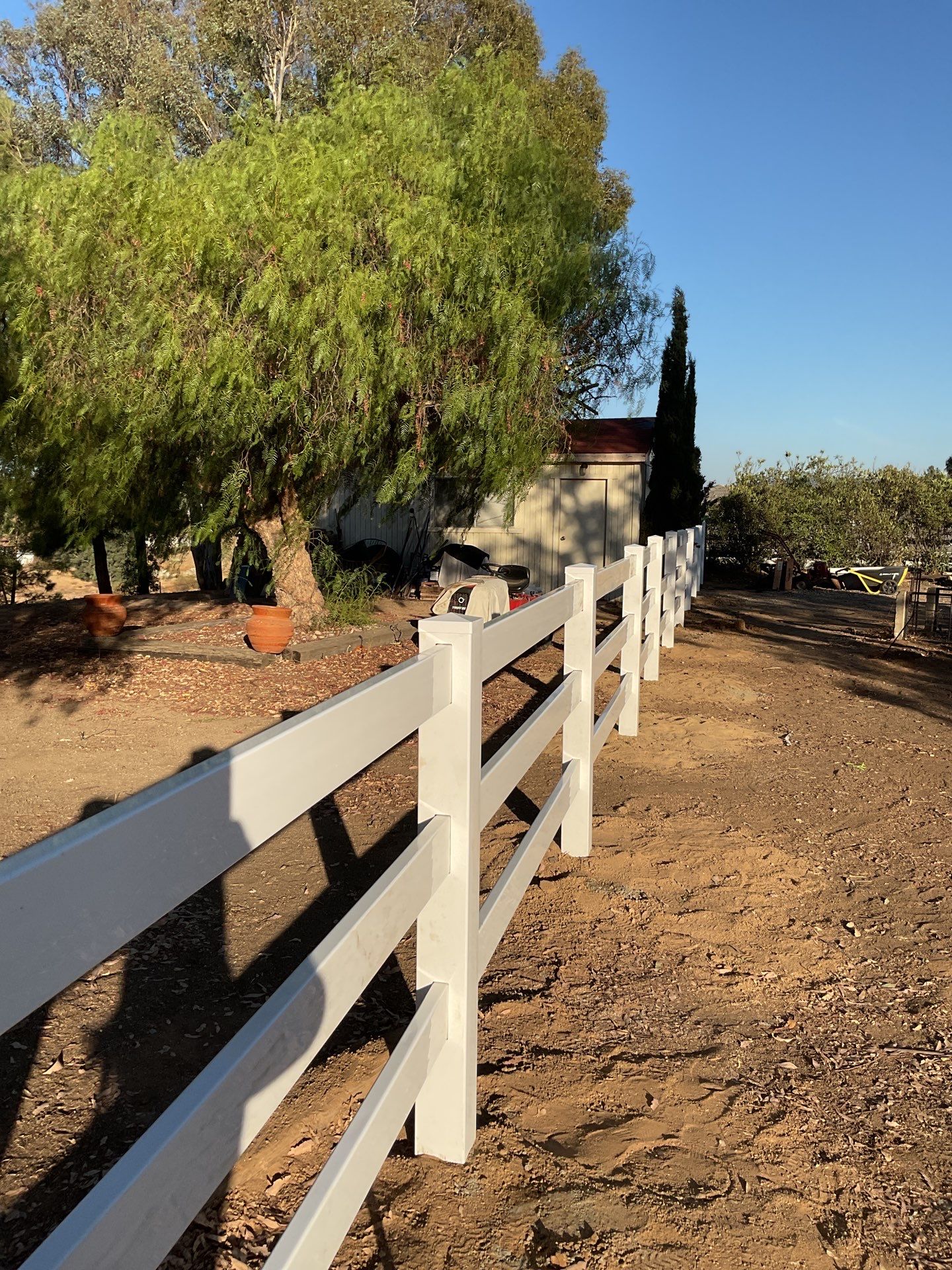 Fence Installation using Vinyl  by Fence Guys Inc. 