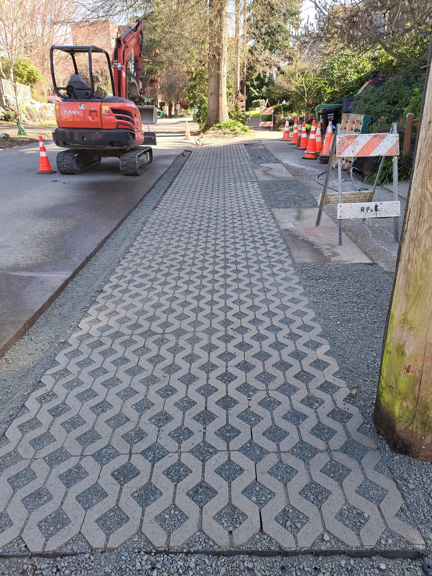 Russell | Turfstone Pavers Driveway  by Jireh Asphalt & Concrete Inc 