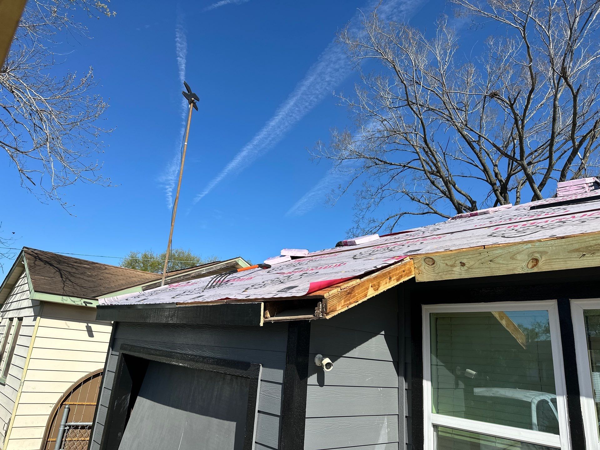 Project in Houston by Motion Roofing