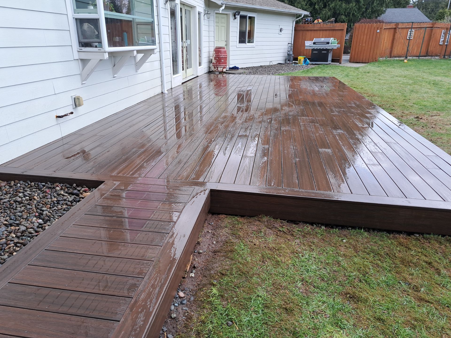 Daniel | Back Deck Installation  by Jireh Asphalt & Concrete Inc 