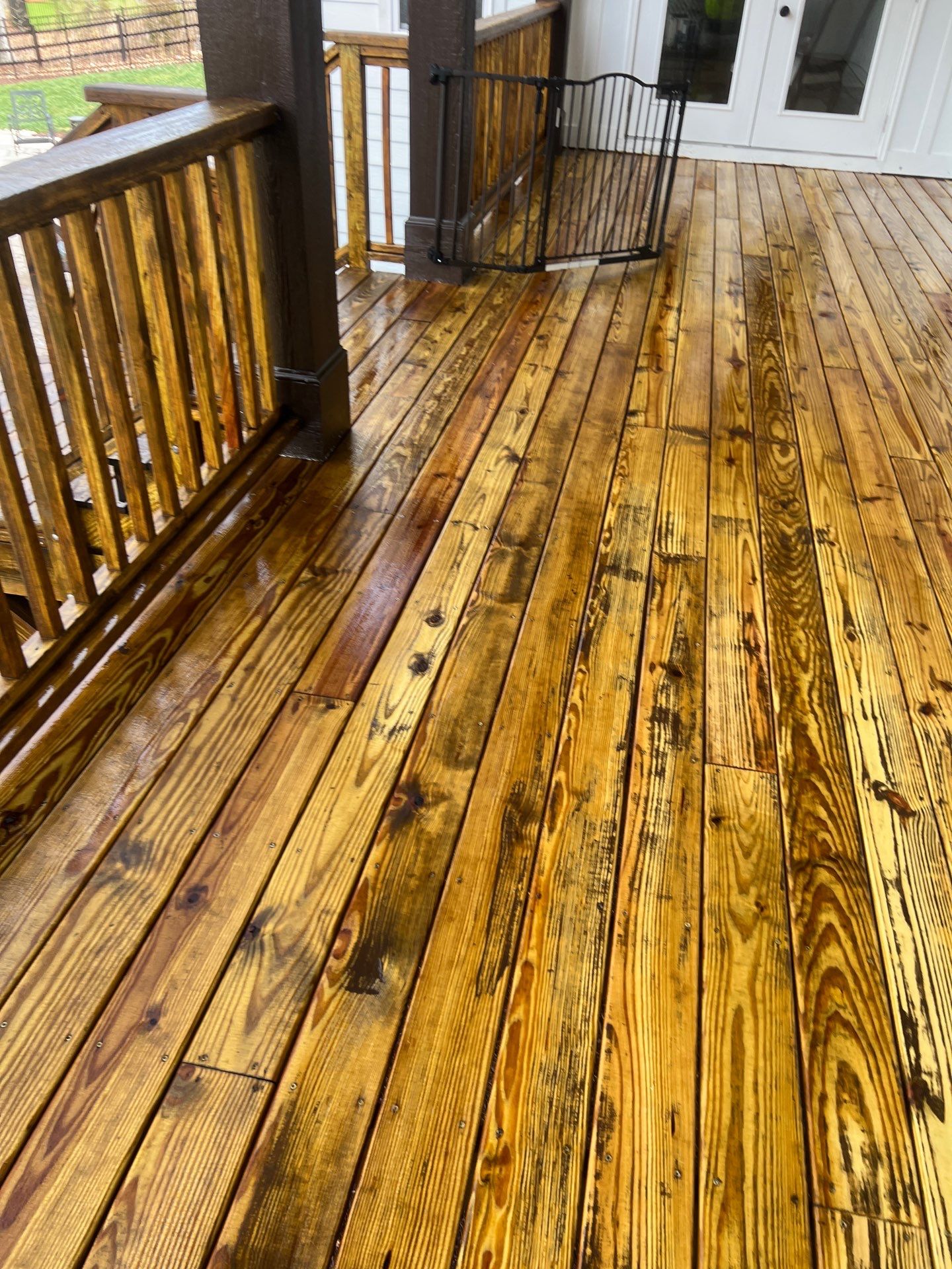 Coated Deck using Wood Sealant by DuraSeal