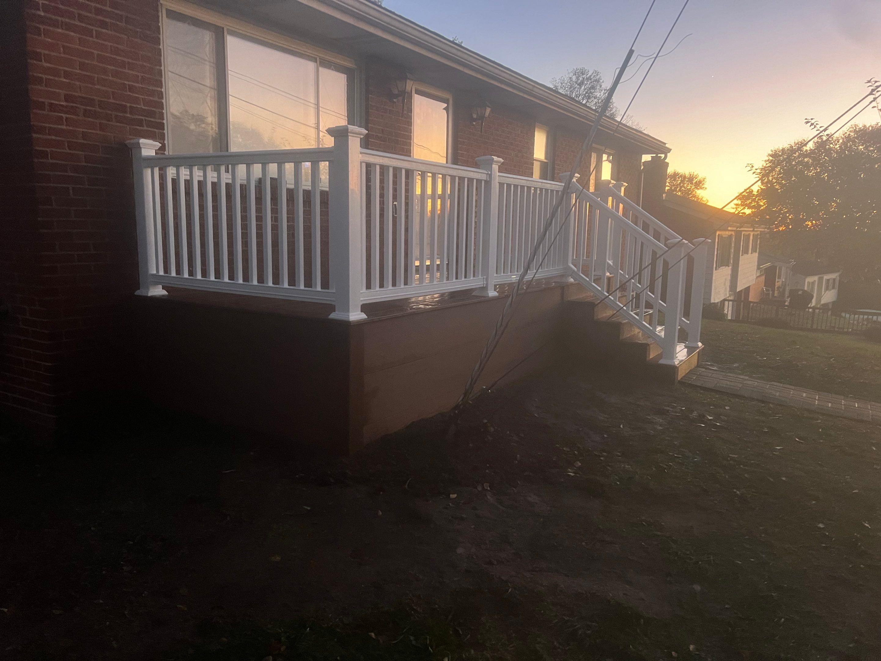 Deck and roof replacement  by Cousins Roofing Siding & Decks