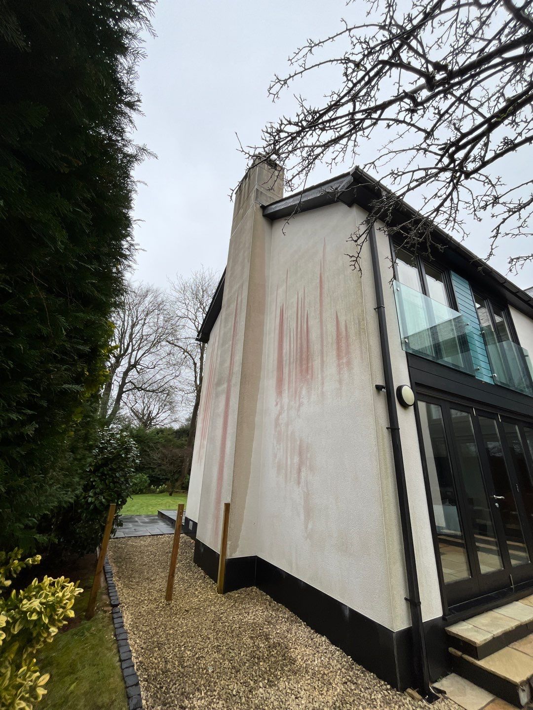 Render and Roof clean using Softwash Equipment by Ges Exterior Cleaning ltd
