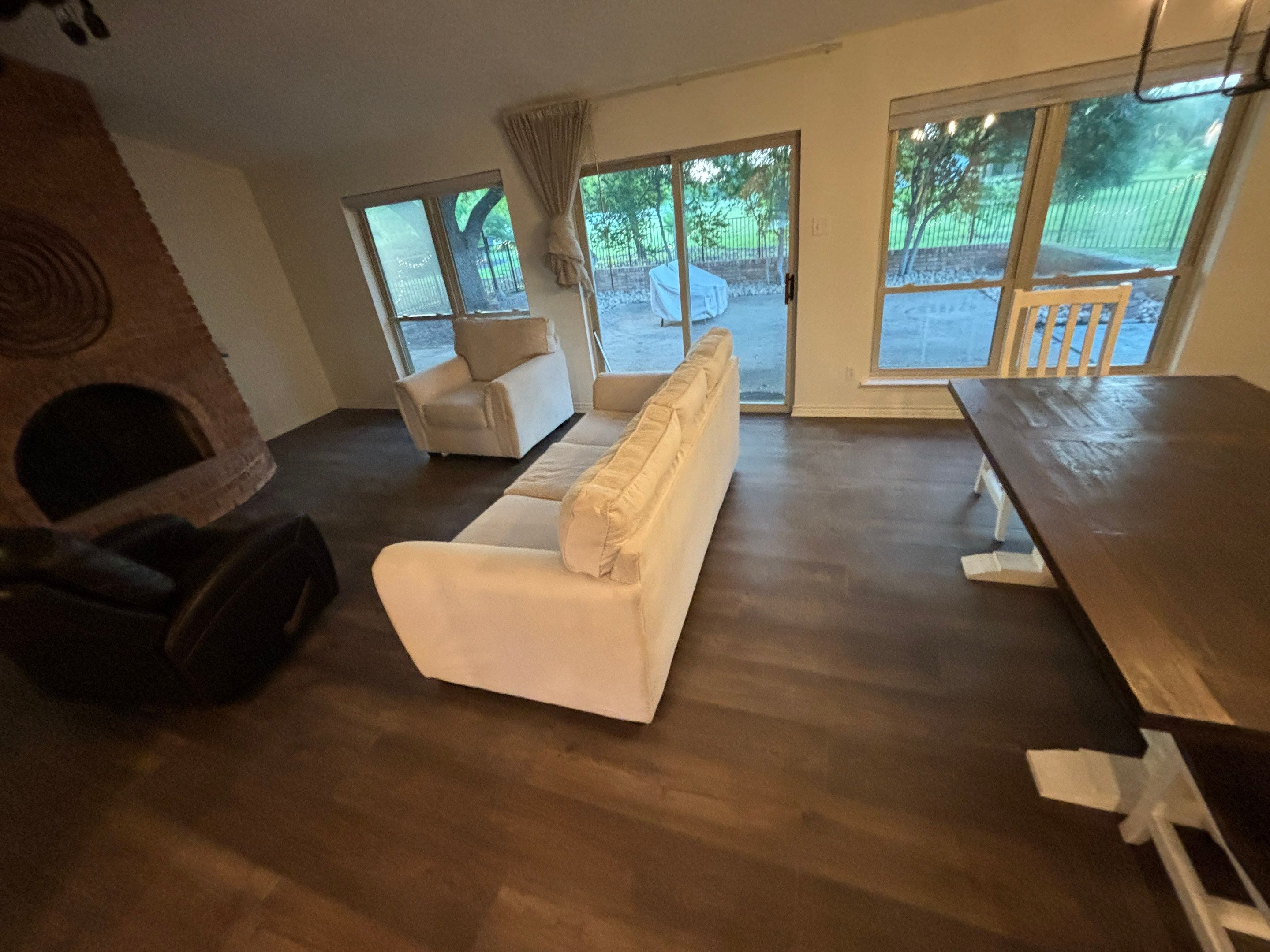 LVP is the way to go when you have furry family members! by Bernard Hardwood Floors