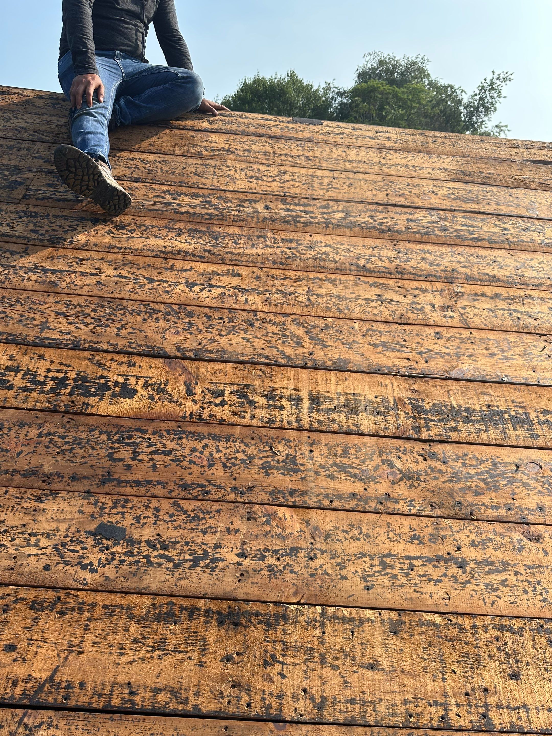 Commercial Roofing Installation using Owens Corning TruDefinition  Midnight Plum by A Plus Exterior