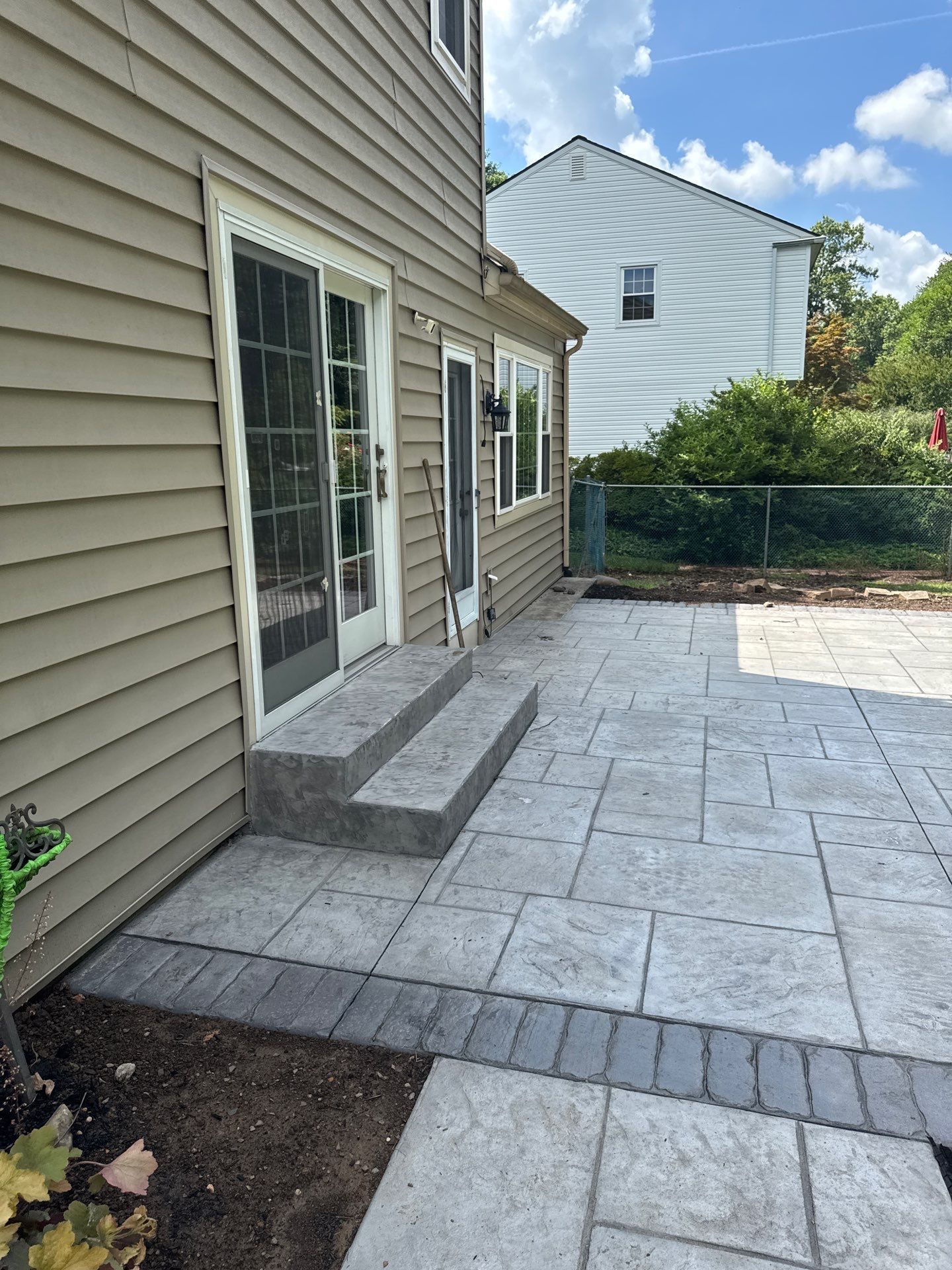 stamped concrete patio by Architectural Concrete Design
