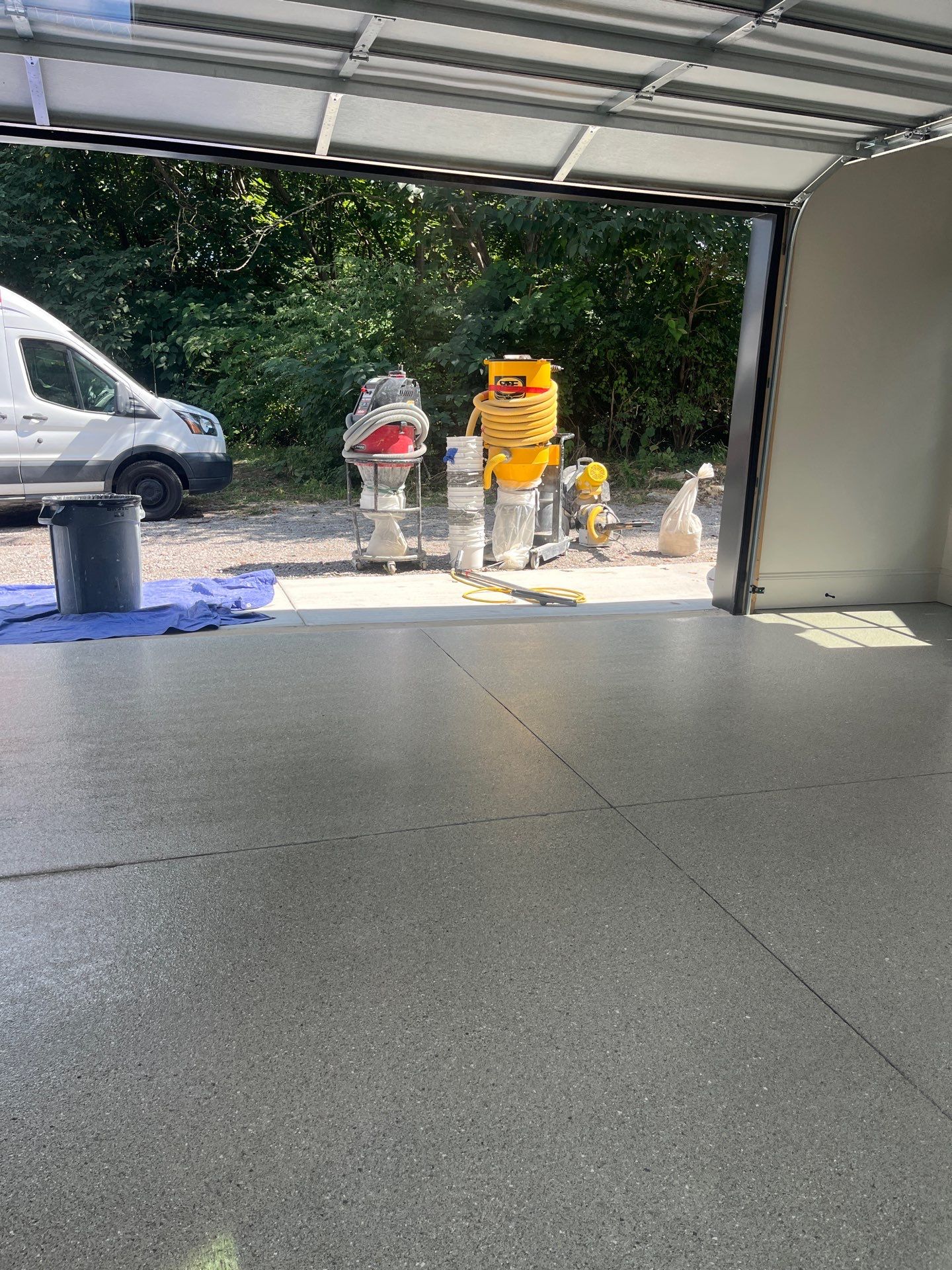 Garage Floor Coating using Shale by My Garage Floor Guys