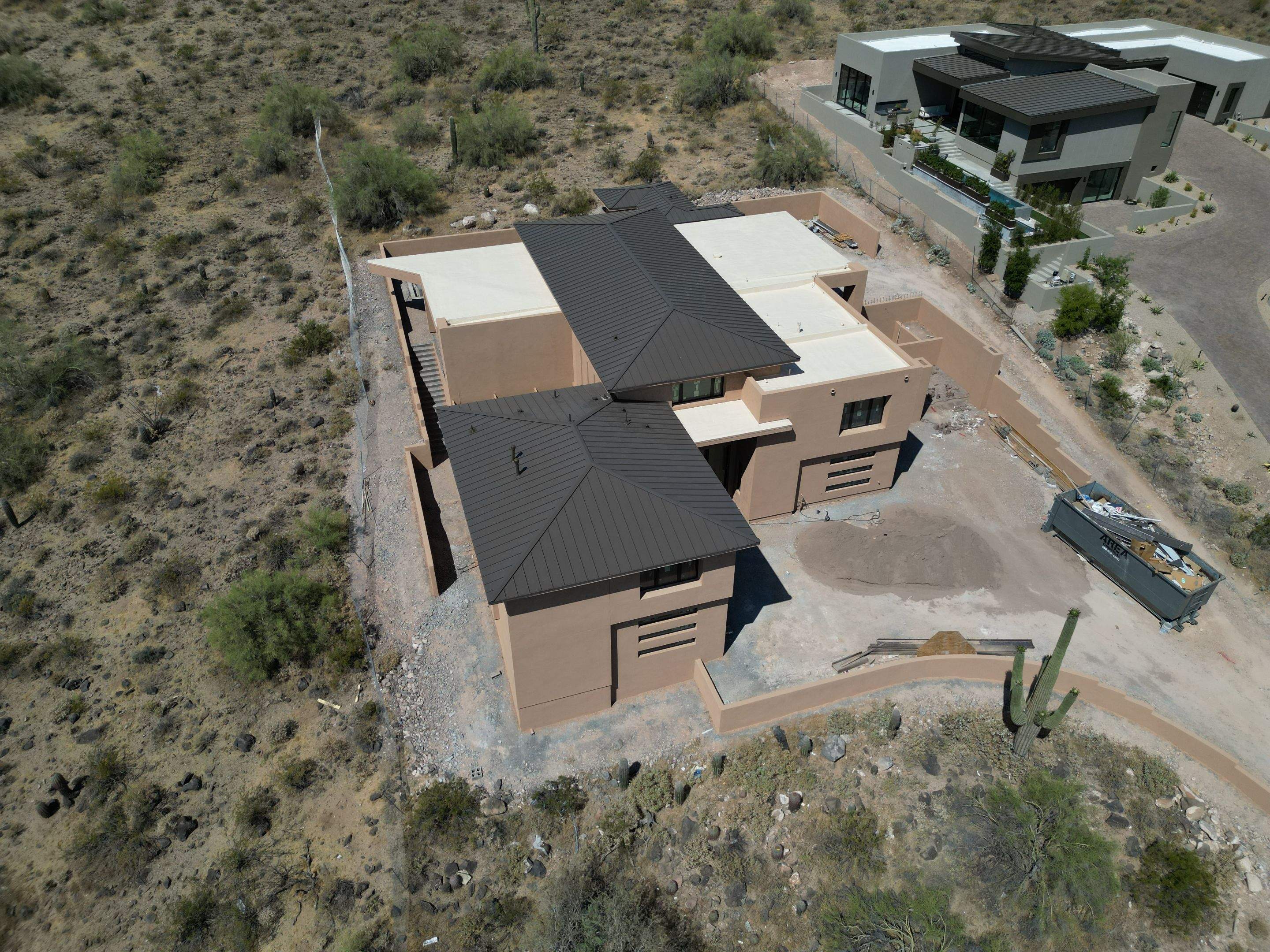 Burnished Slate Standing Seam by Reimagine Roofing