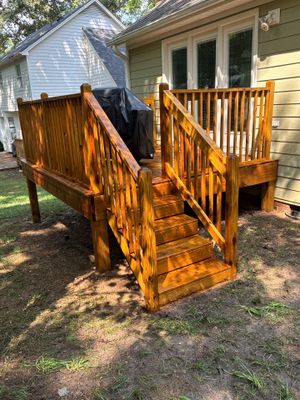Deck using Wood Sealant