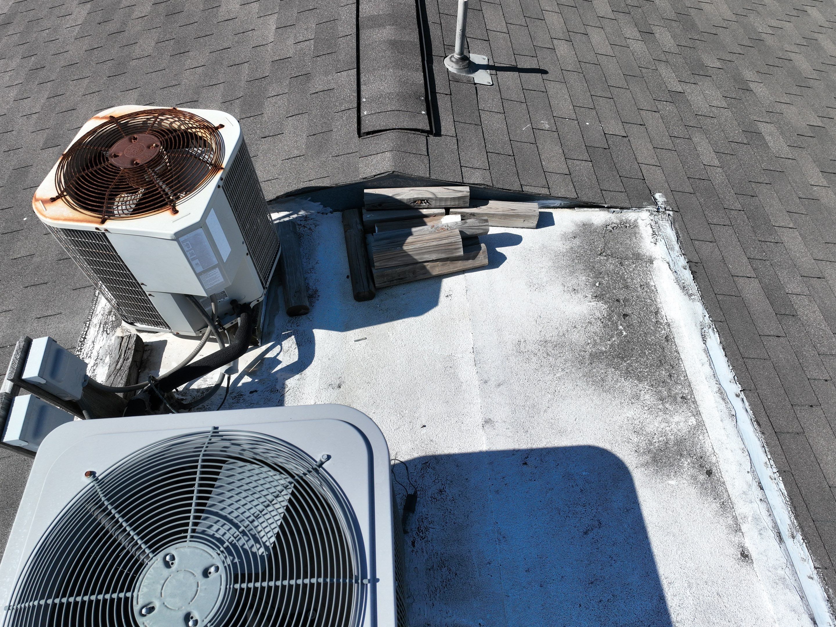 Commercial Roof Inspection using Drone Inspection by Premier Roofing and Contracting