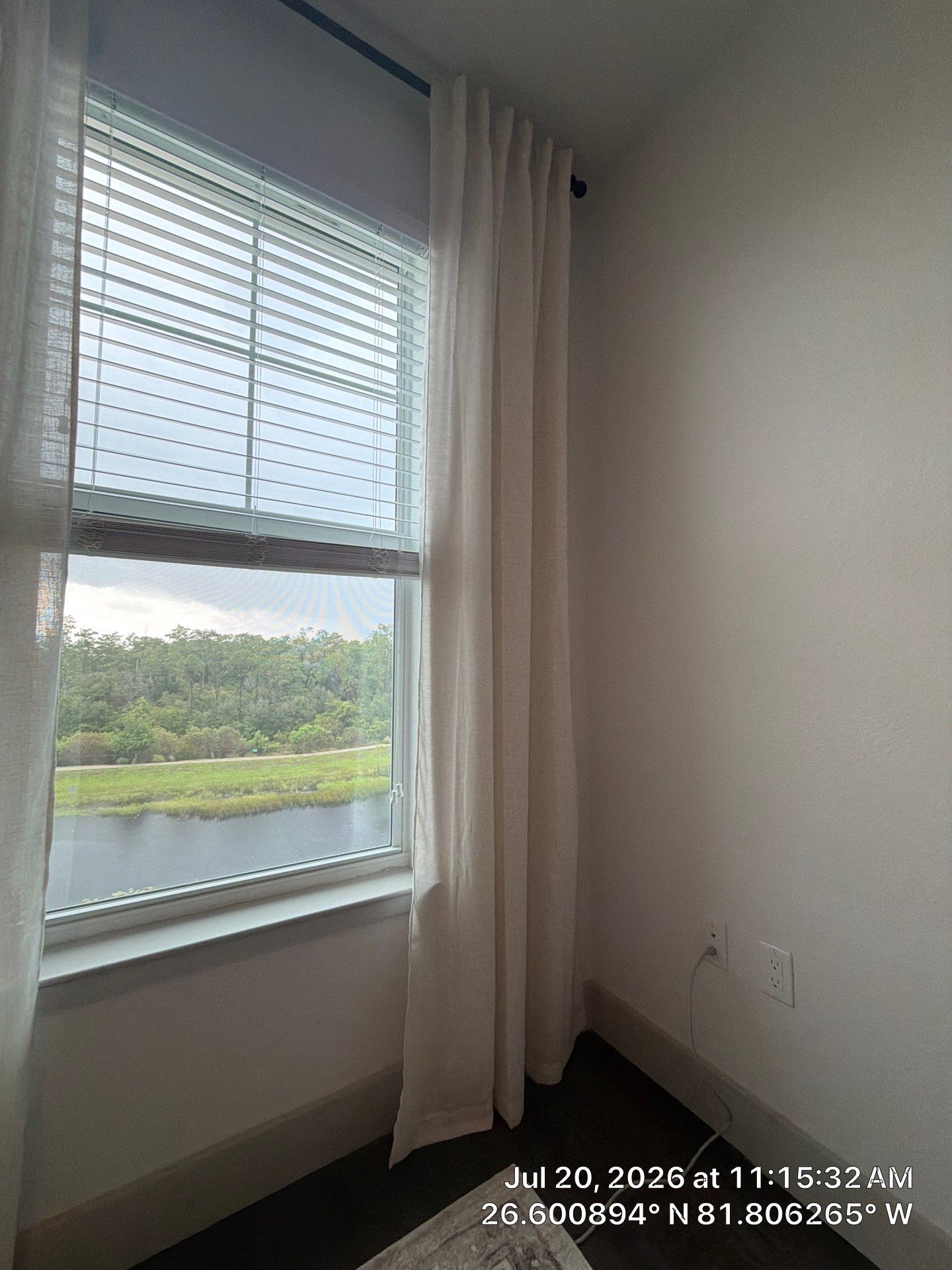 Custom Single-Hung Window and Blind Installation in Fort Myers by CompanyCam Sales Demo