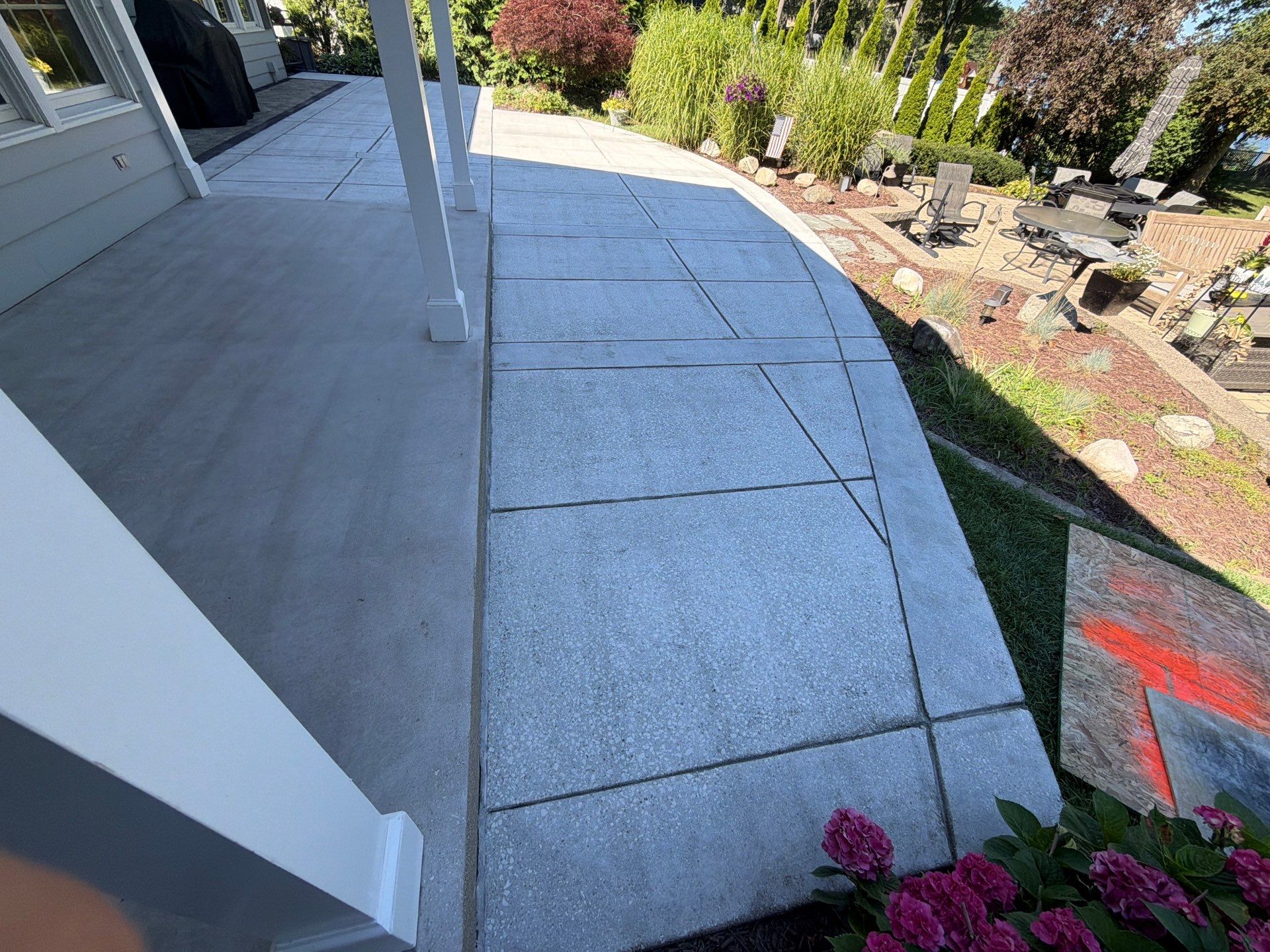 Polished Concrete Patio and Floor Finishing in Muskegon by Gordon Painting