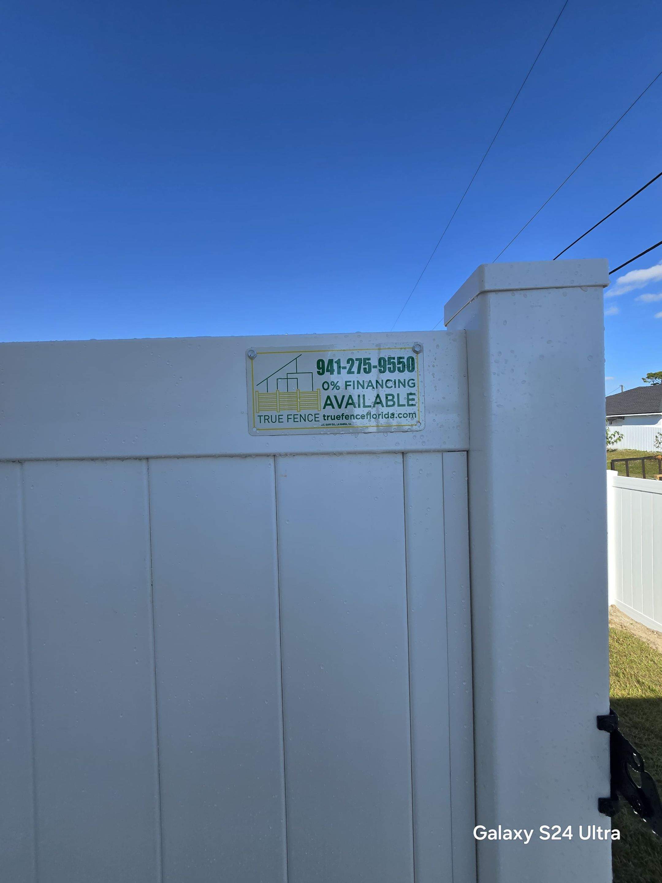 Vinyl Fence in Lehigh Acres by True Fence LLC