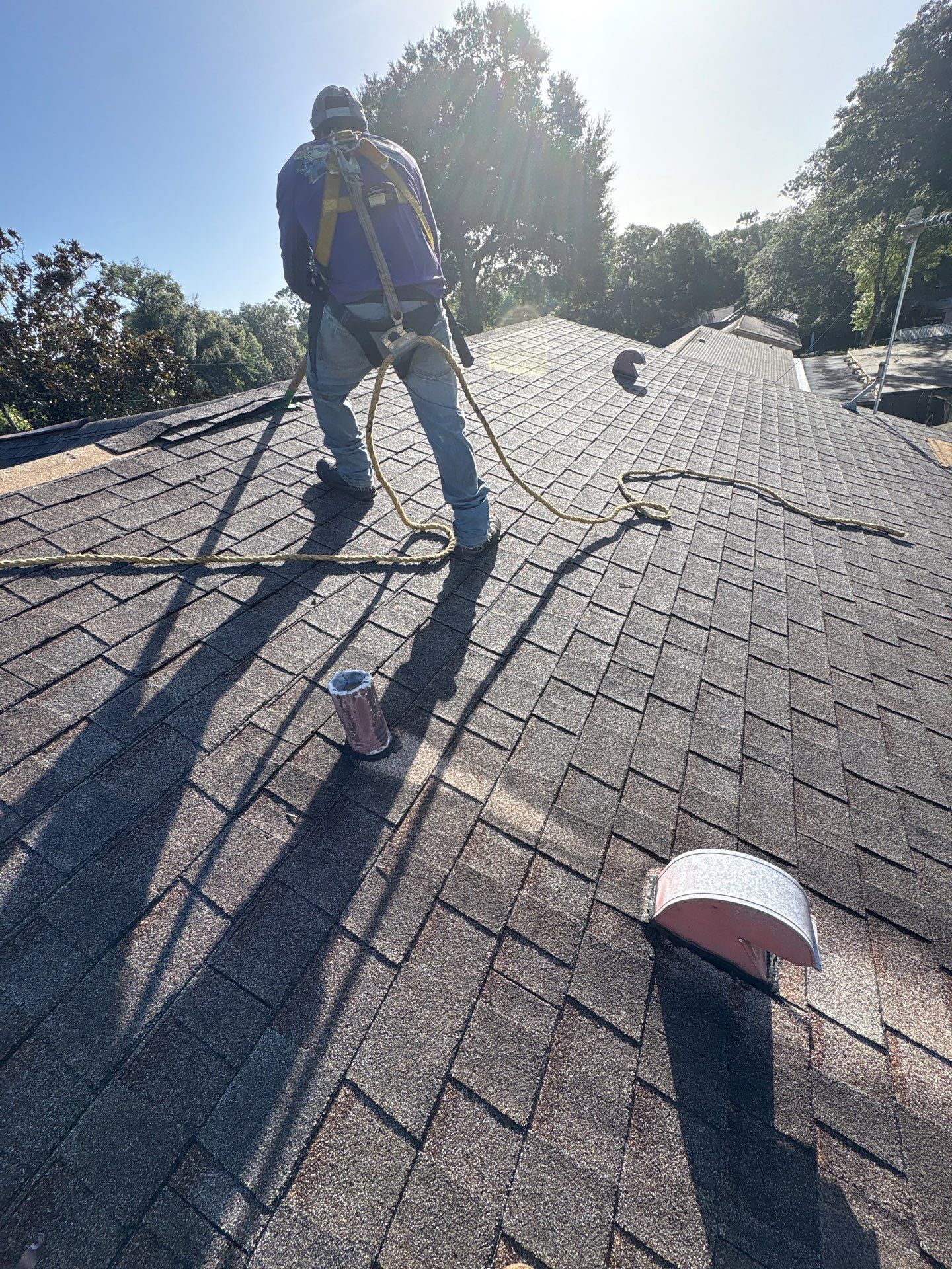 Architectural Shingle Roof Replacement and Attic Inspection in Orange City by Pinnacle Roofing Group