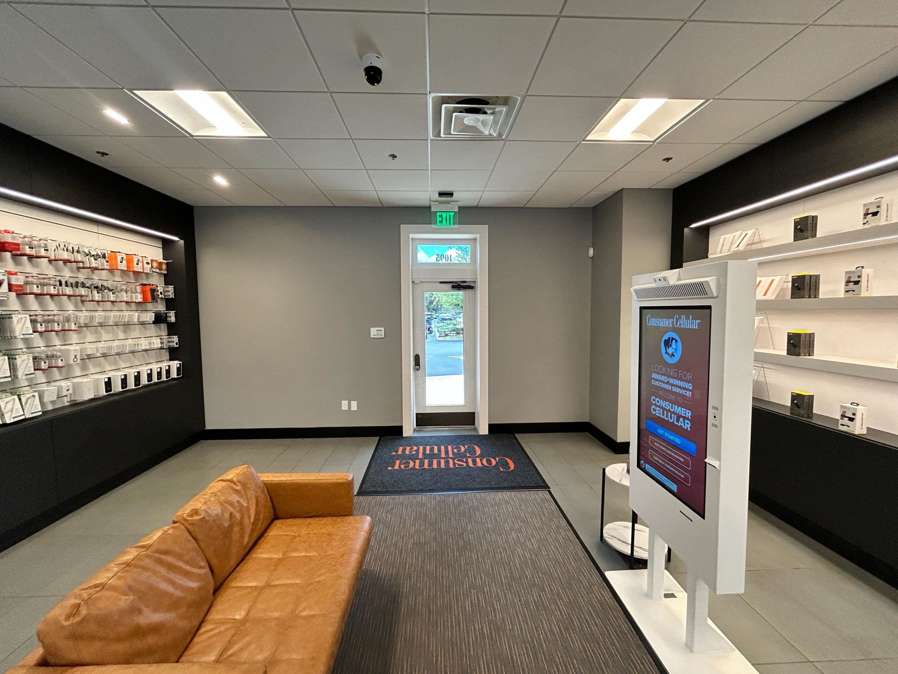 Consumer Cellular Retail Store Buildout – The Villages, FL – Security, Networking & Low-Voltage Installation by TeleCommPro