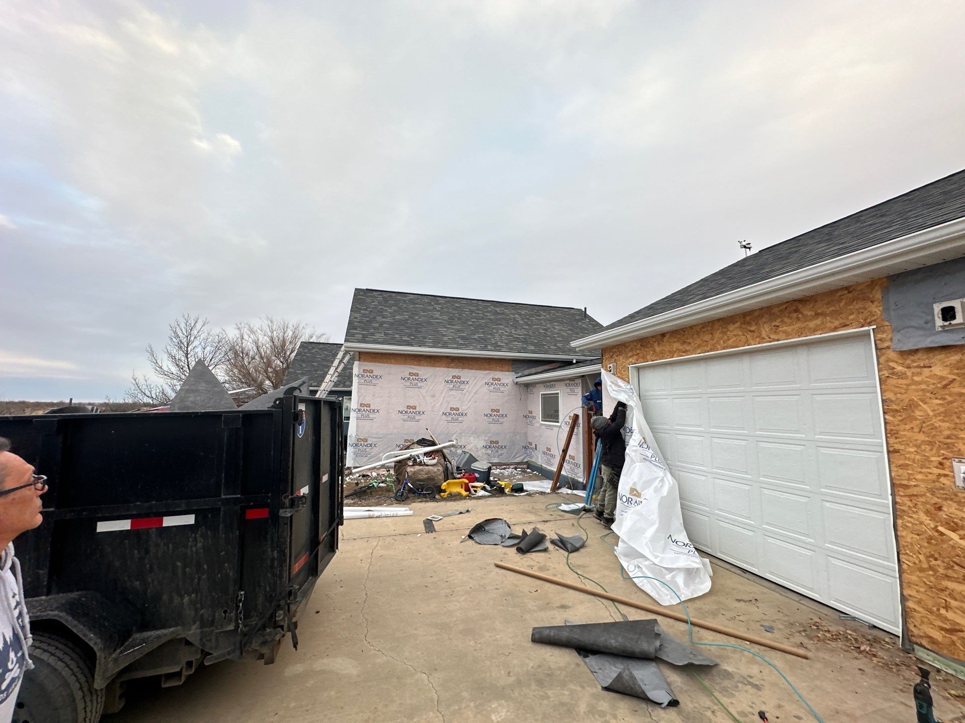 Residential Siding Replacement Project in Chinook, MT by swagg construction