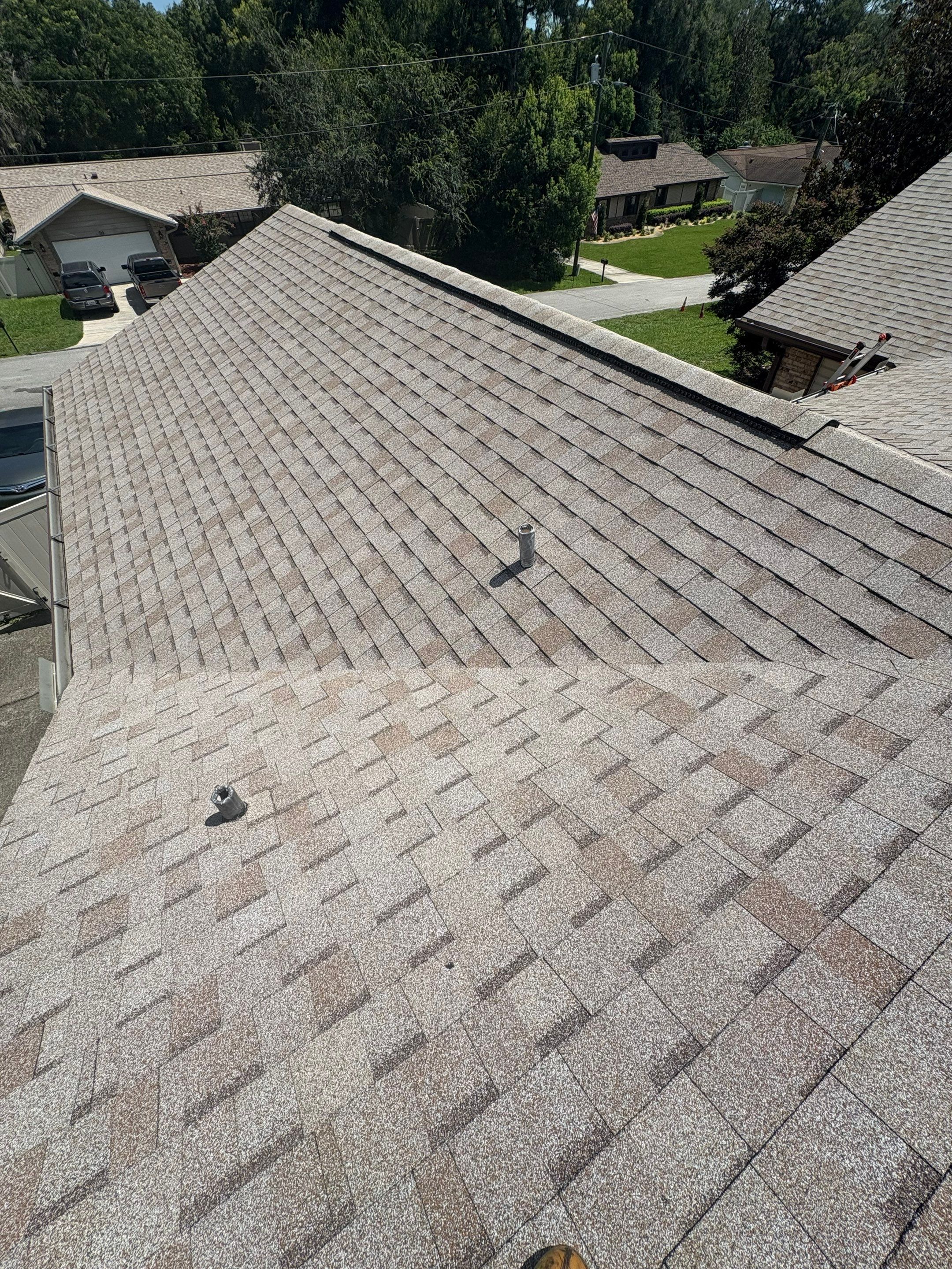Architectural Shingle Roof Replacement and Attic Inspection in Orange City by Pinnacle Roofing Group