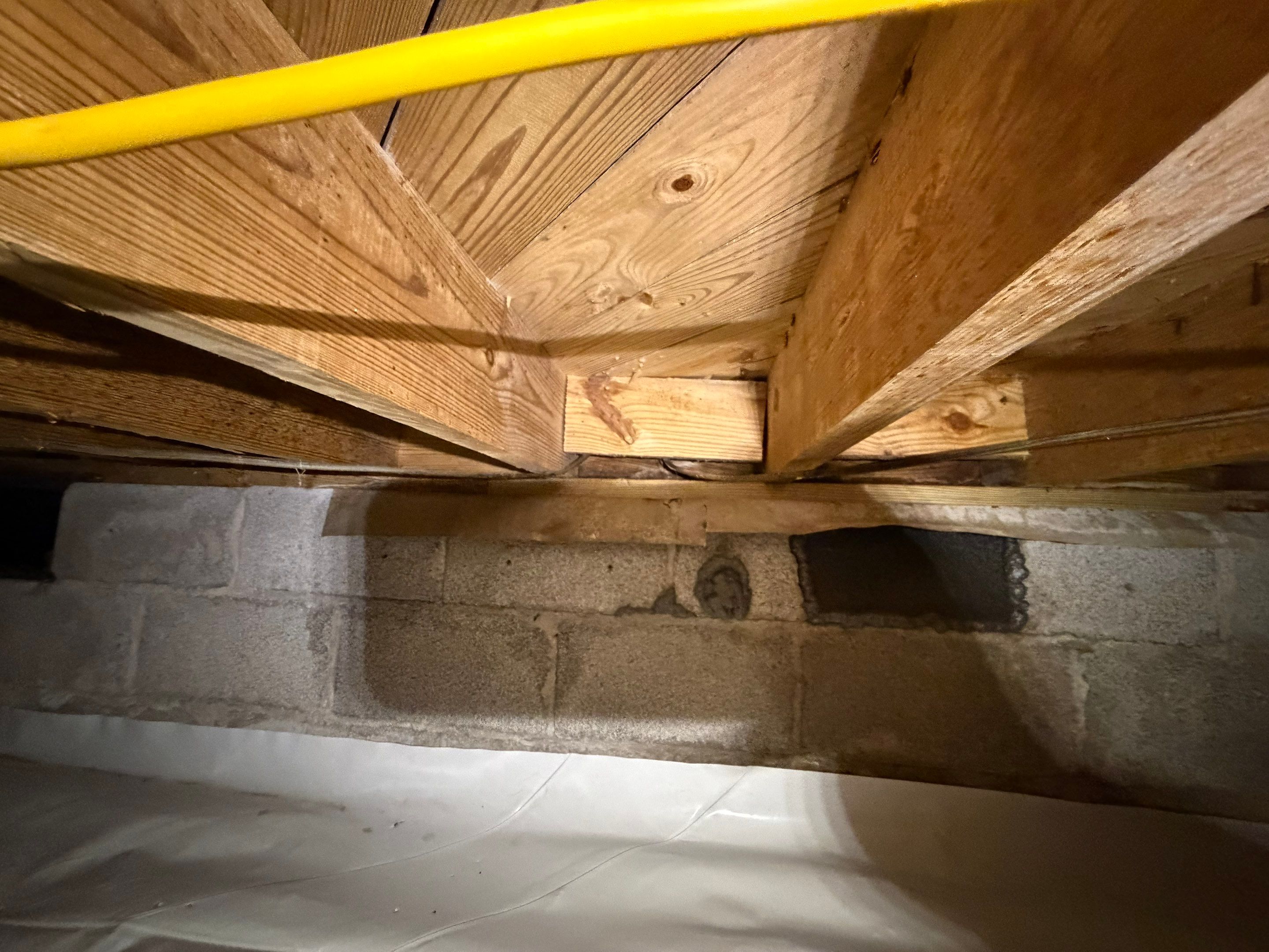 Project in Norfolk by Patriot Crawl Space Repairs