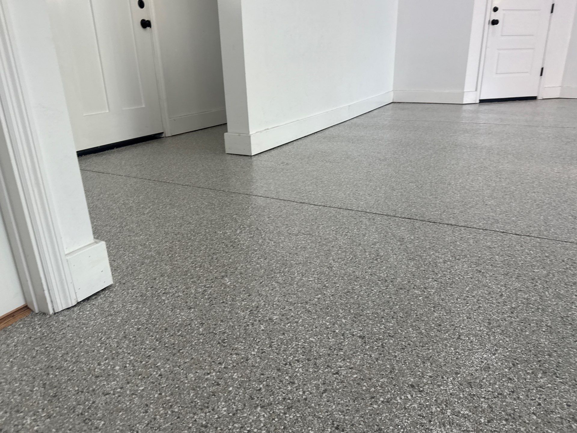 Garage Project in Mount Everest by Cross Creek Concrete Coatings