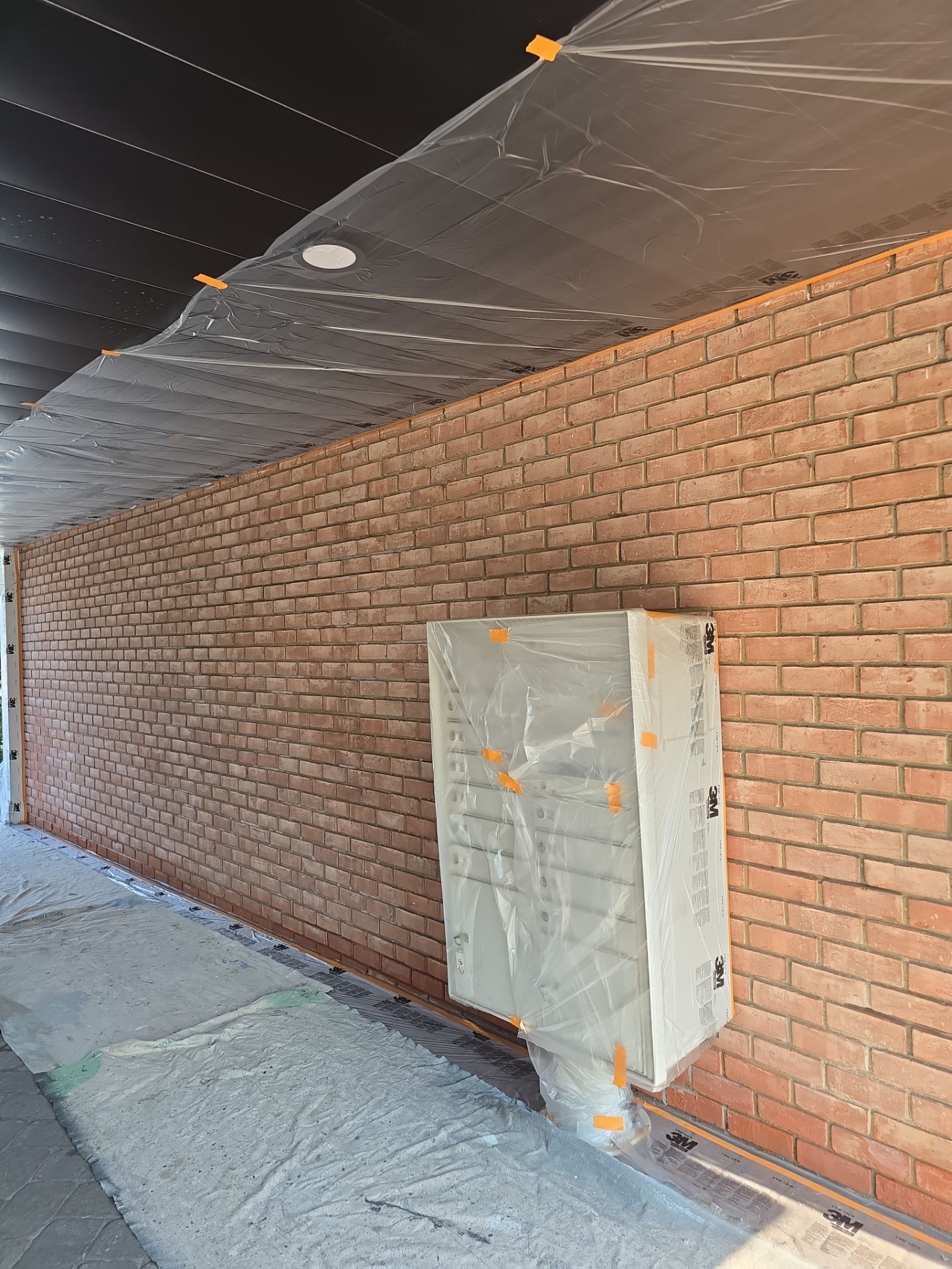 Multi-Unit Apartment Complex Exterior Brick Painting Project in Hackensack by Spectrum Painting, LLC