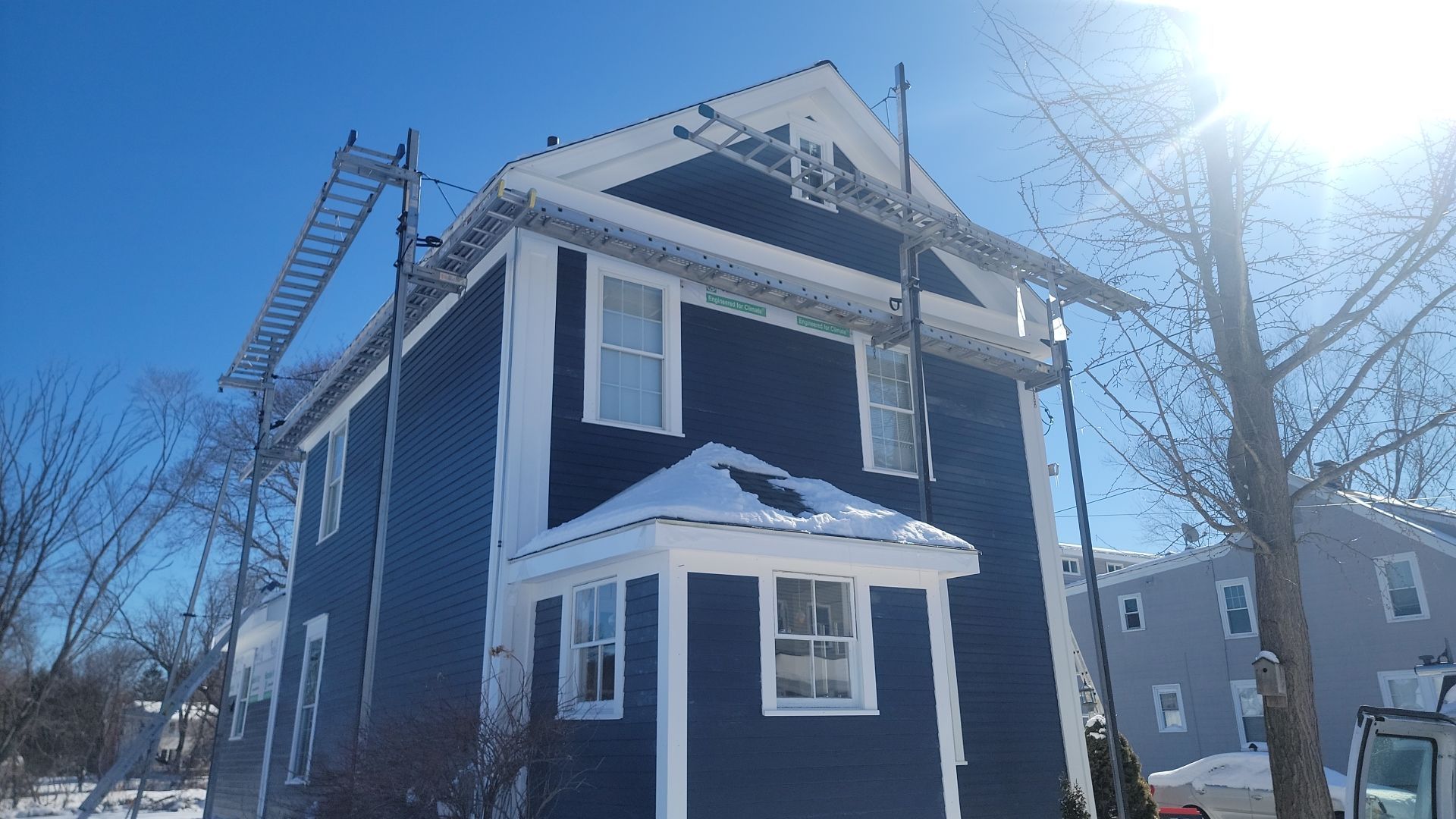 Siding Installation using James Hardie by UBrothers Construction