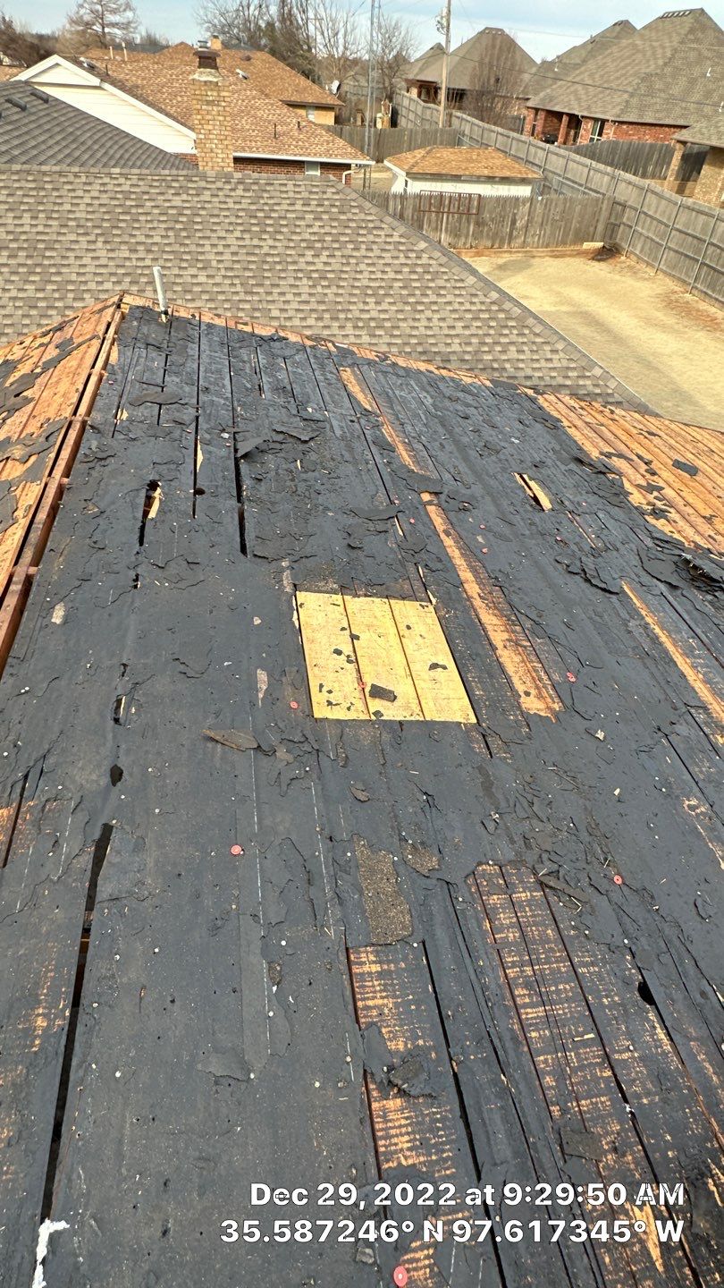 Malarkey Class 3 Antique brown install by Icon Roofing And Construction 