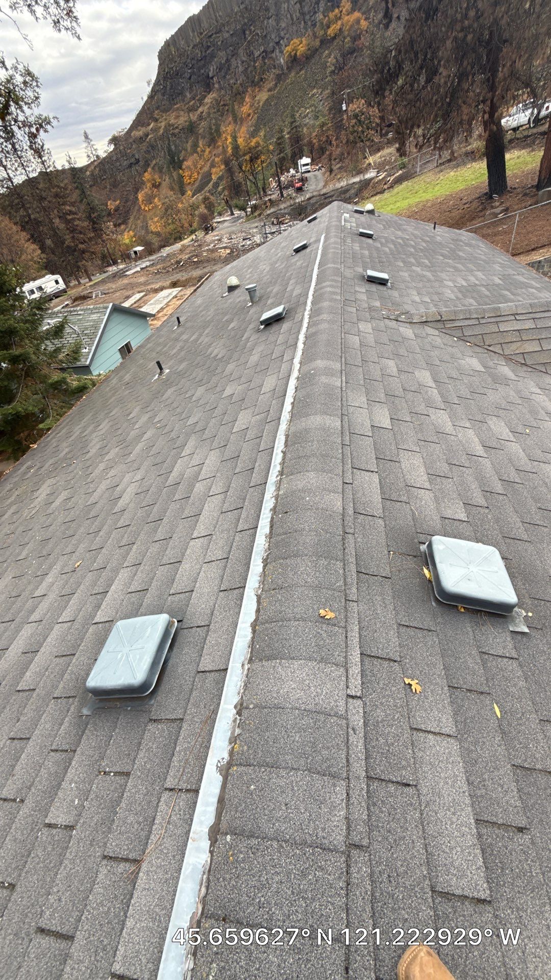 Residential Roofing Installation with Velux Skylights in The Dalles by Alpine Roofing