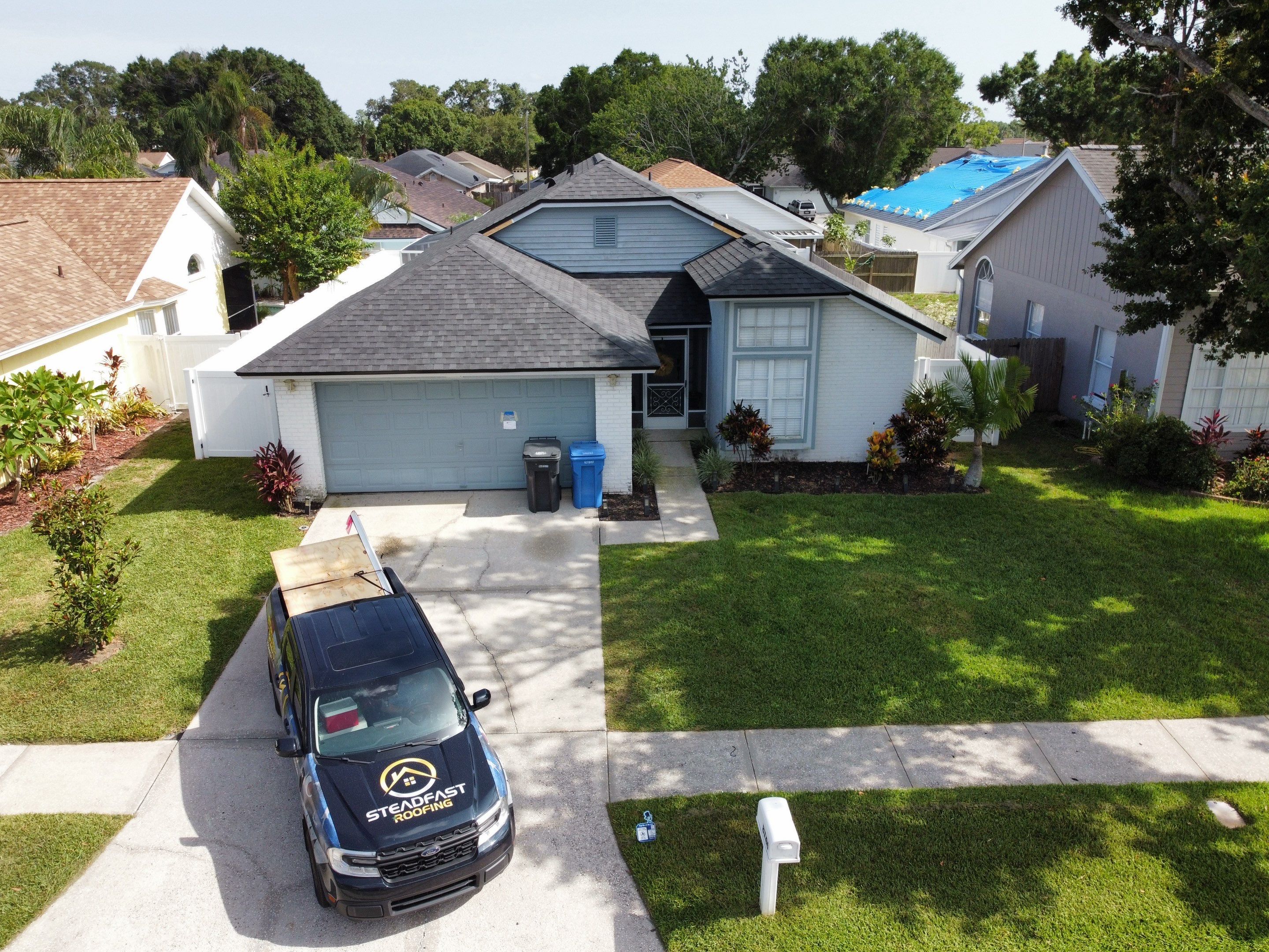 Roof Replacement in Tampa, FL. by Steadfast Roofing