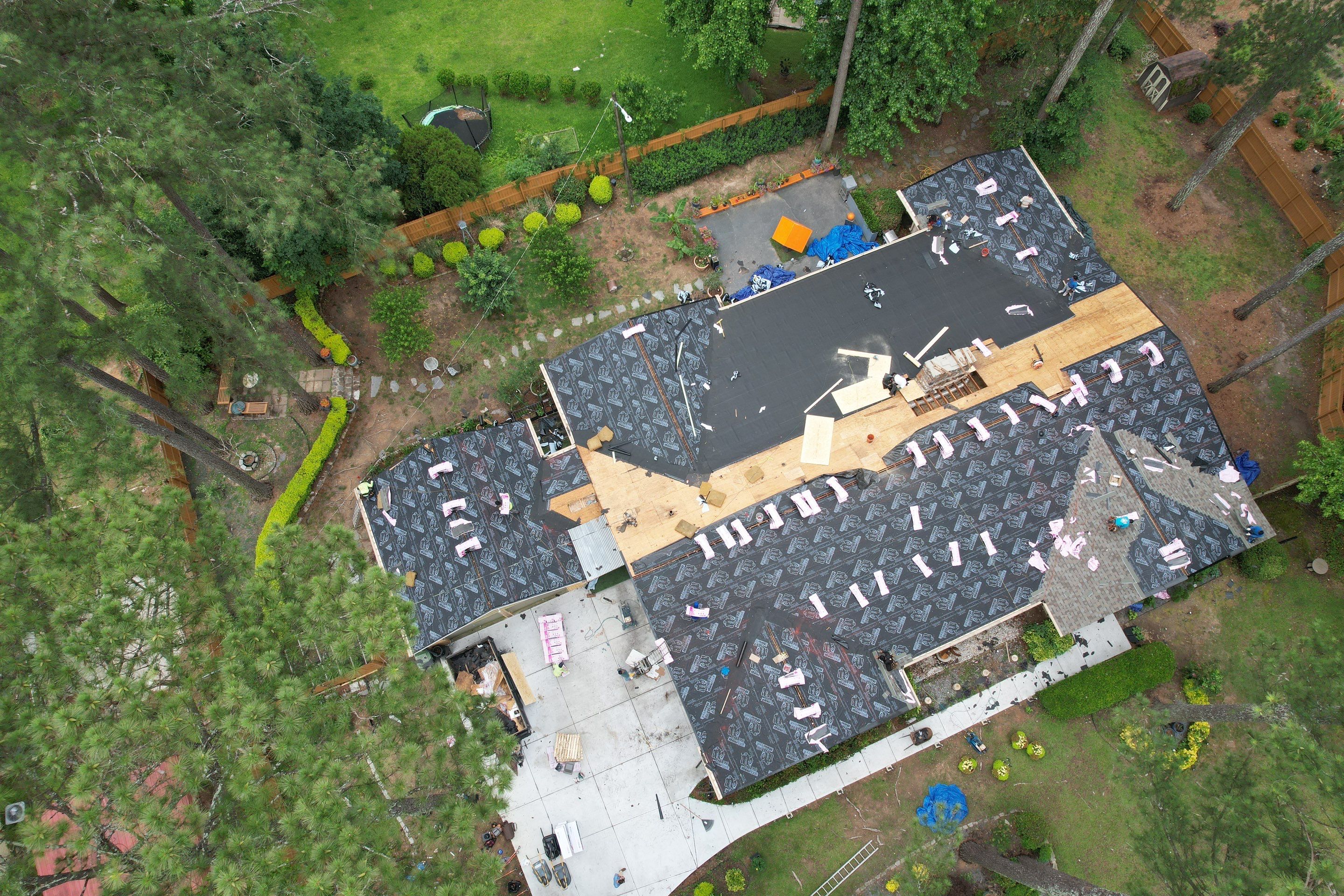 Residential Roofing Installation using Owens Corning by Inspector Roofing and Restoration