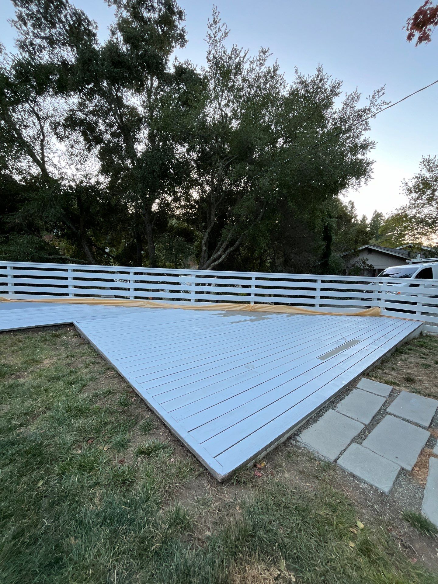 Deck Repaint using Sherwin-Williams by Herrera’s Bay Area Painting inc.