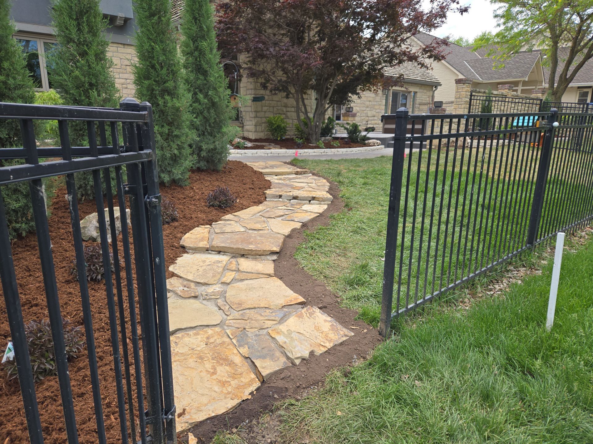Project in Wichita by Four Star Lawn Care