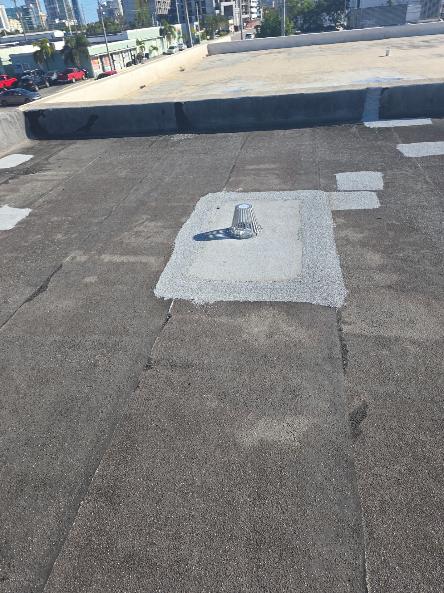 Flat Roof Repair on Commercial building in Fort Lauderdale by Aastro Roofing
