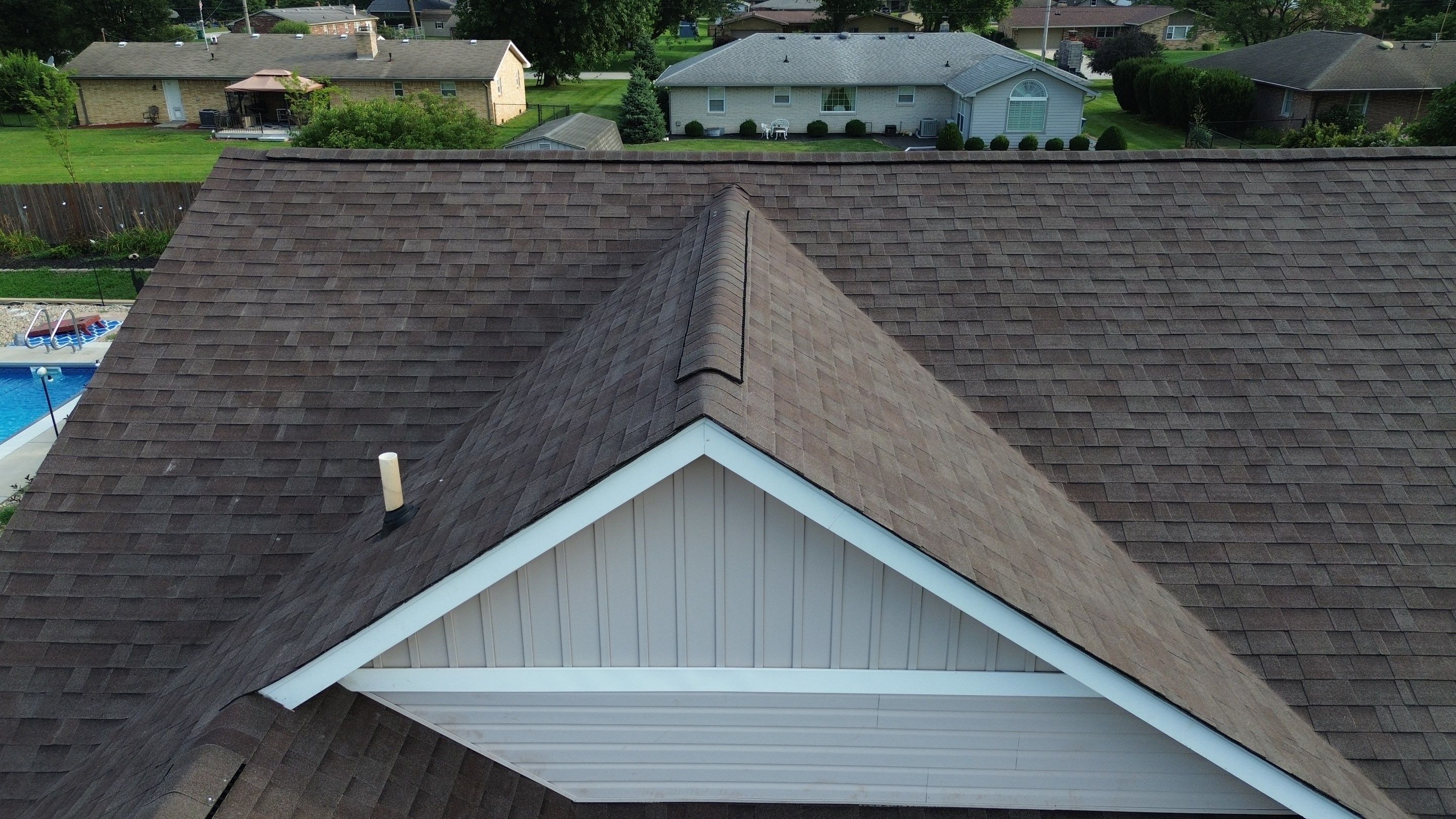 Project in Greenwood by Moss Roofing