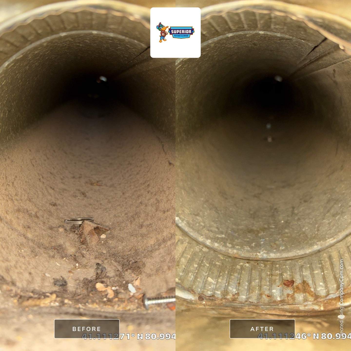 Air Duct Cleaning With a Vacuum Truck in Lake Milton, OH by Superior Air Duct Cleaning