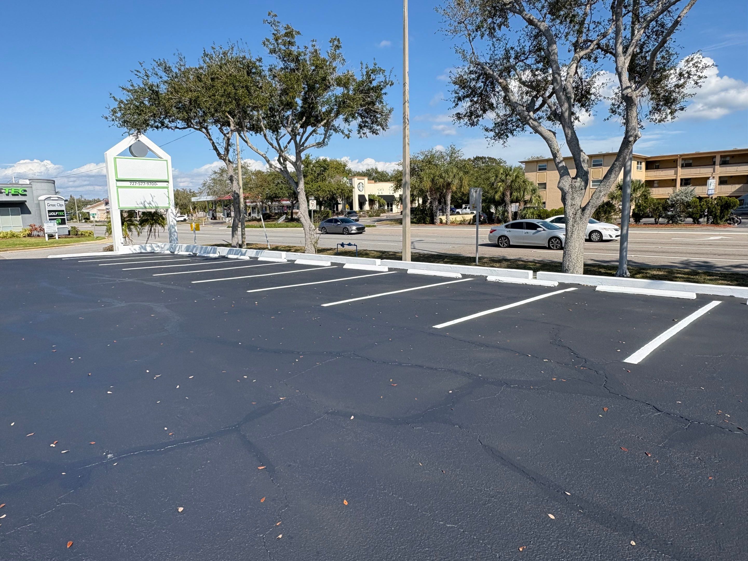 Project in St. Petersburg, FL by Sun Coast Sealcoating 
