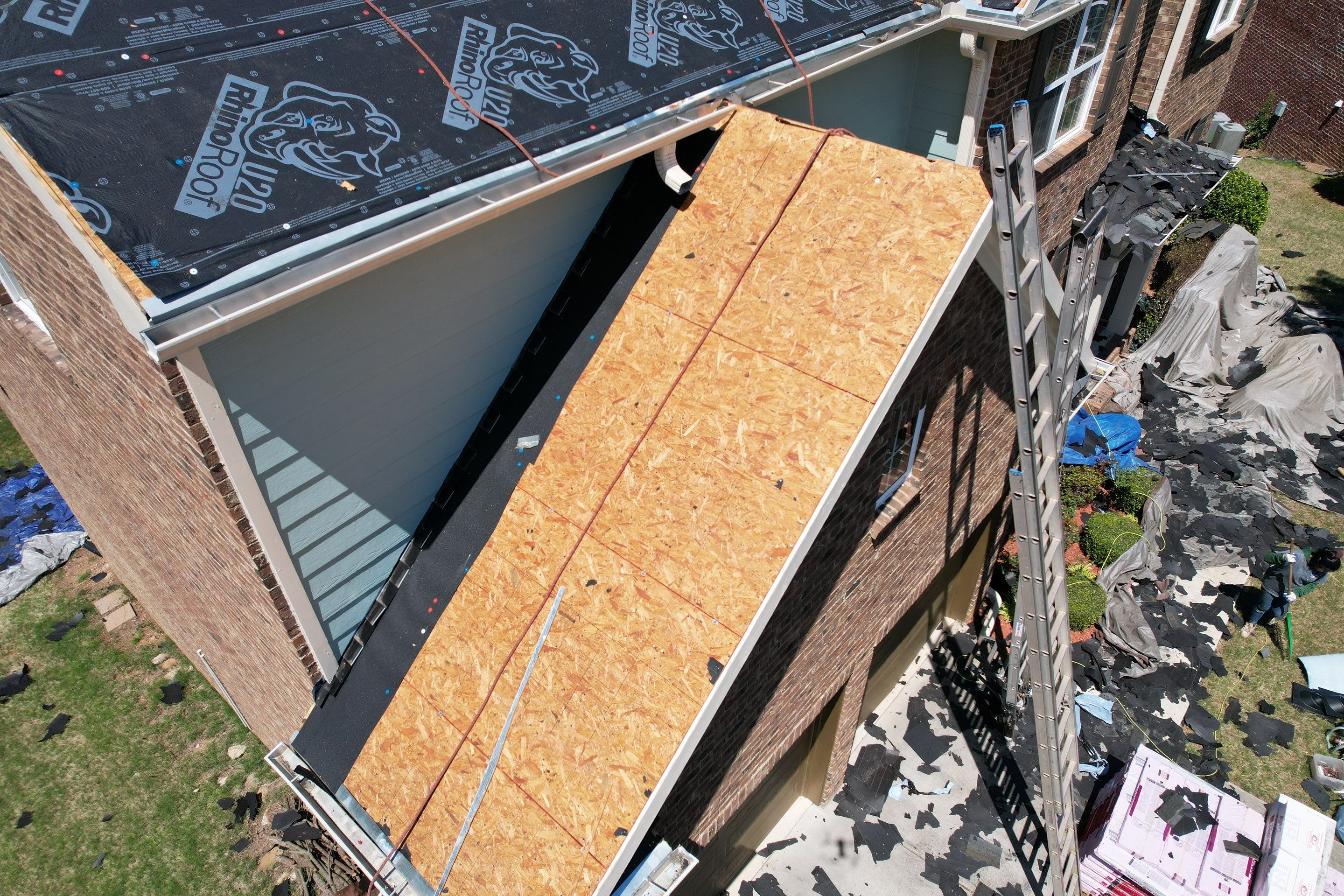 Residential Roofing Installation using Owens Corning Onyx Black by Inspector Roofing and Restoration