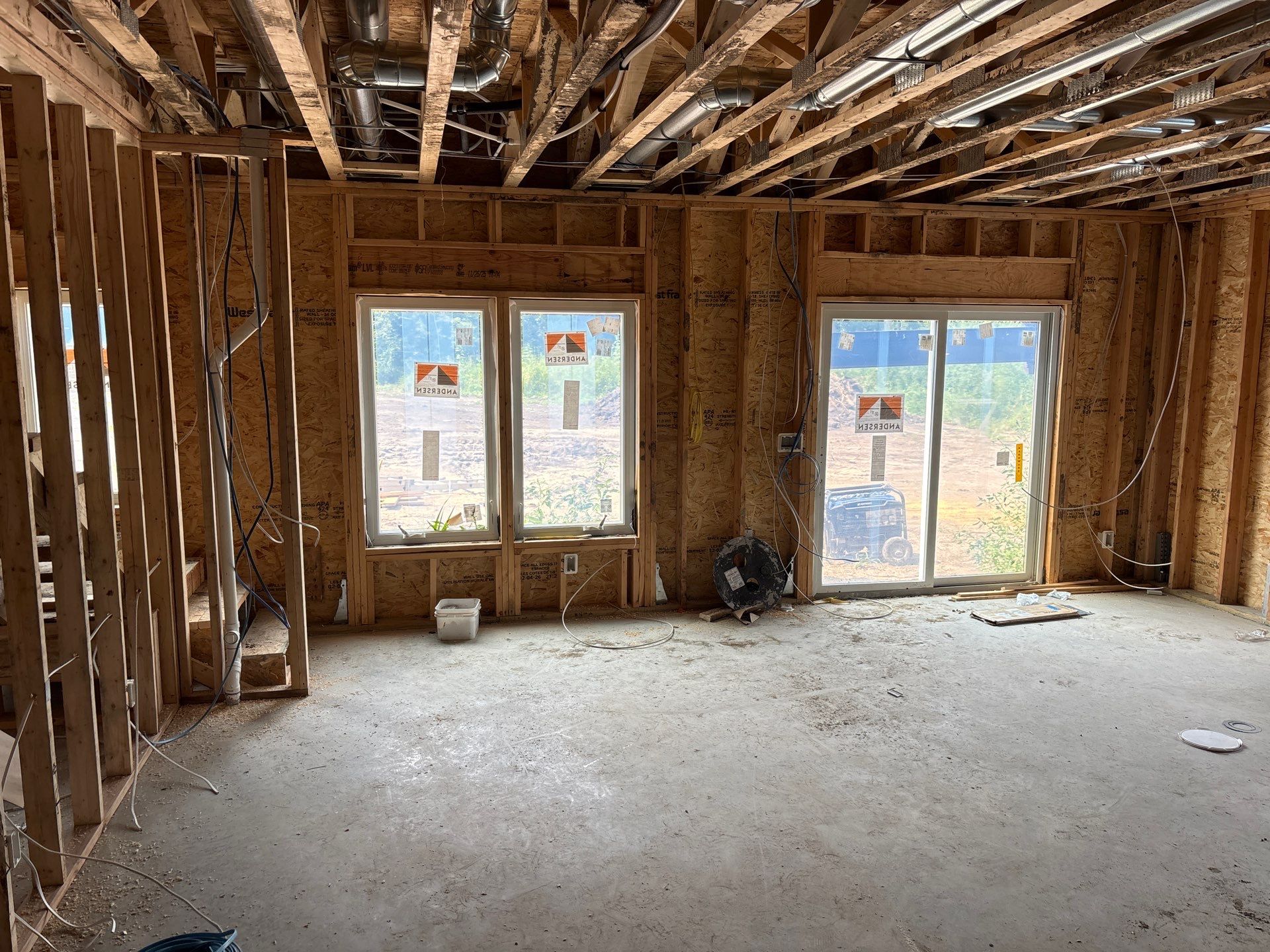 Comprehensive Electrical Rough-In and Service Installation in Maple Lake by Walter Electrical Contractors