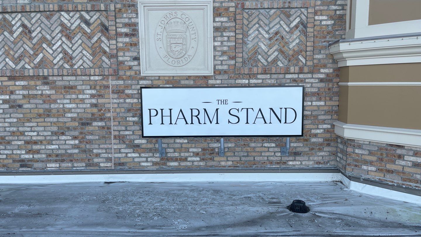 Routed Signs for Pharm Stand by SignCrafters
