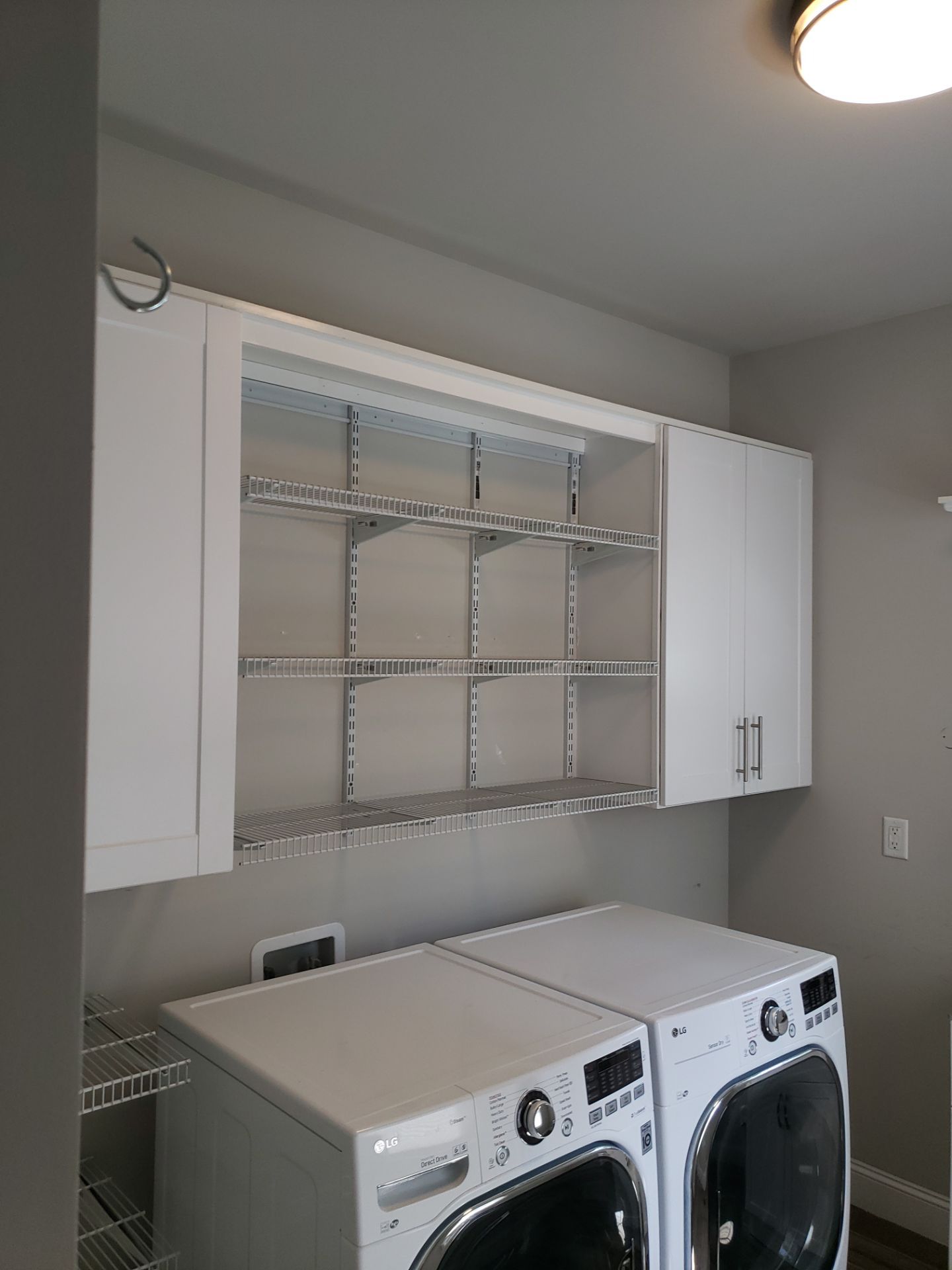 Laundry Room Storage Transformed! by A Step Above Handy LLC