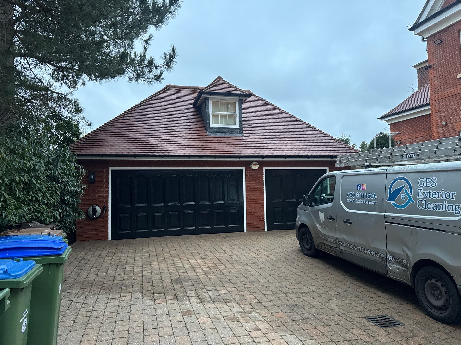 Roof Clean  - Moss Removal - Gutter Clean using Honda 15lpm Low Pressure Washing Machine by Ges Exterior Cleaning ltd