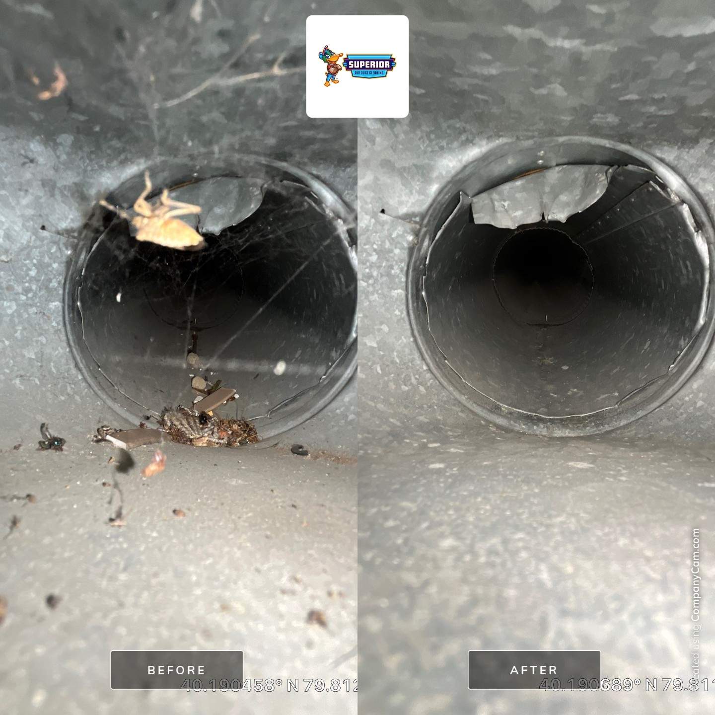 Air Duct Cleaning With a Vacuum Truck in Belle Vernon, PA by Superior Air Duct Cleaning