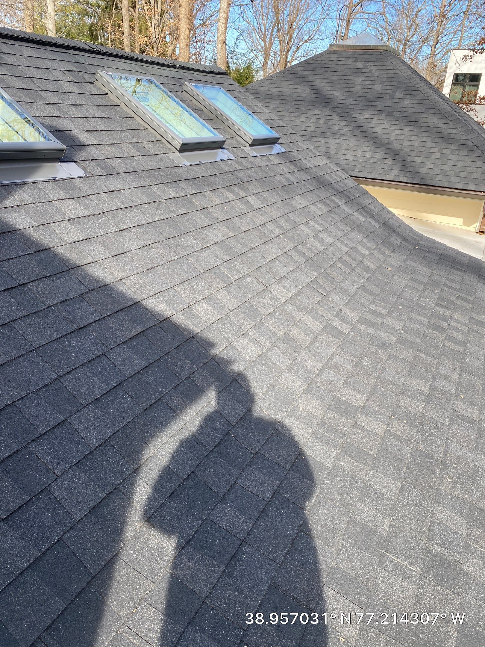McLean: Certainteed Landmark Pro Designer Shingles in Max Def Charcoal Black by RM Banning, Inc.