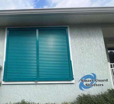 Impact Bahama Shutters in Water Blue