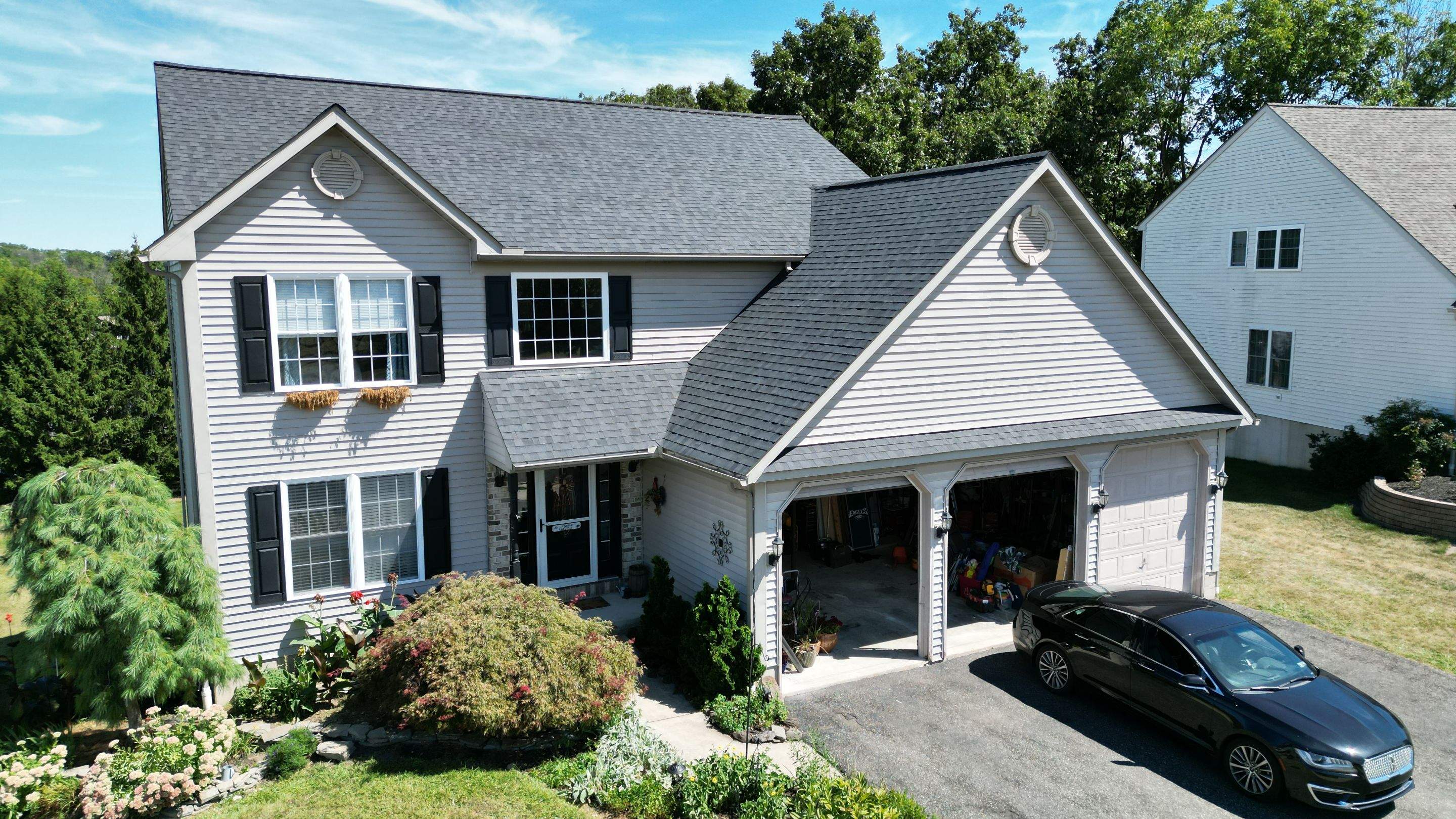 Roofing Installation using CertainTeed Landmark - Moire Black by Storm Guard of Ches-Mont PA