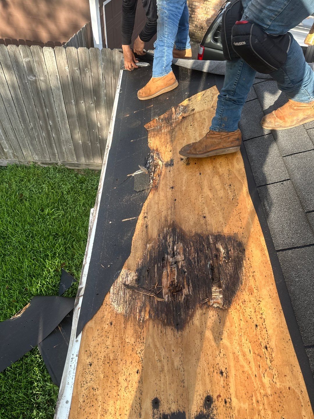 Hail Damage using Owen's Corning Duration (Lifetime) Shingles by Roof Repair Services LLC
