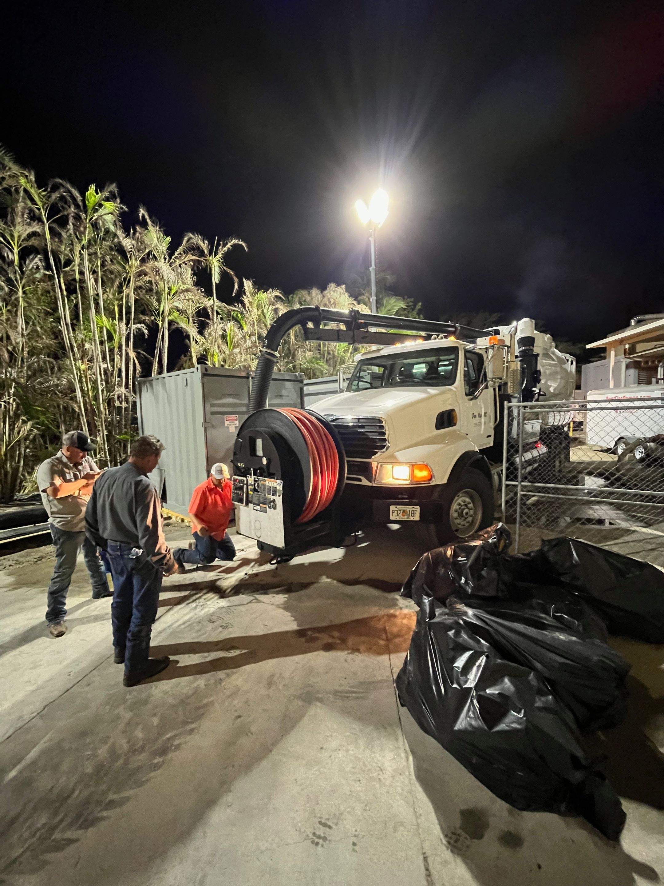 Ritz-Carlton NW Service Area Drain Cleaning by APS Power & Water
