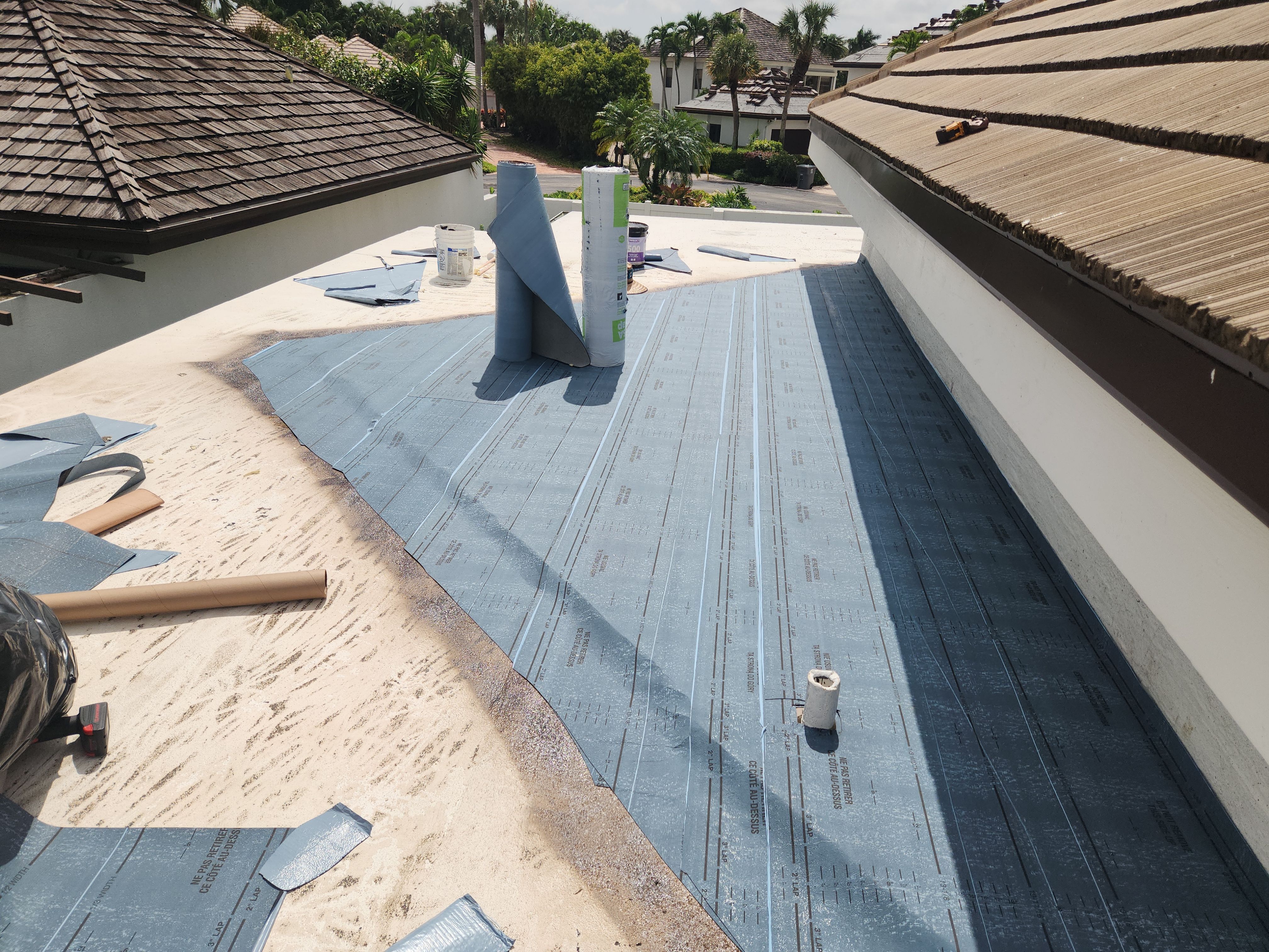 Flat Roof Restoration and Silicone Coating in Boca Raton by Aastro Roofing